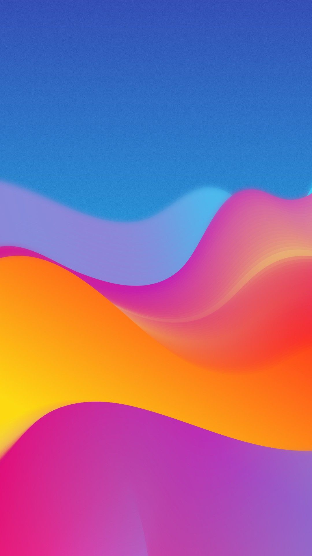 Onde astratte colorate sfumate, 1080x1920 Full HD Verticale, Smartphone
