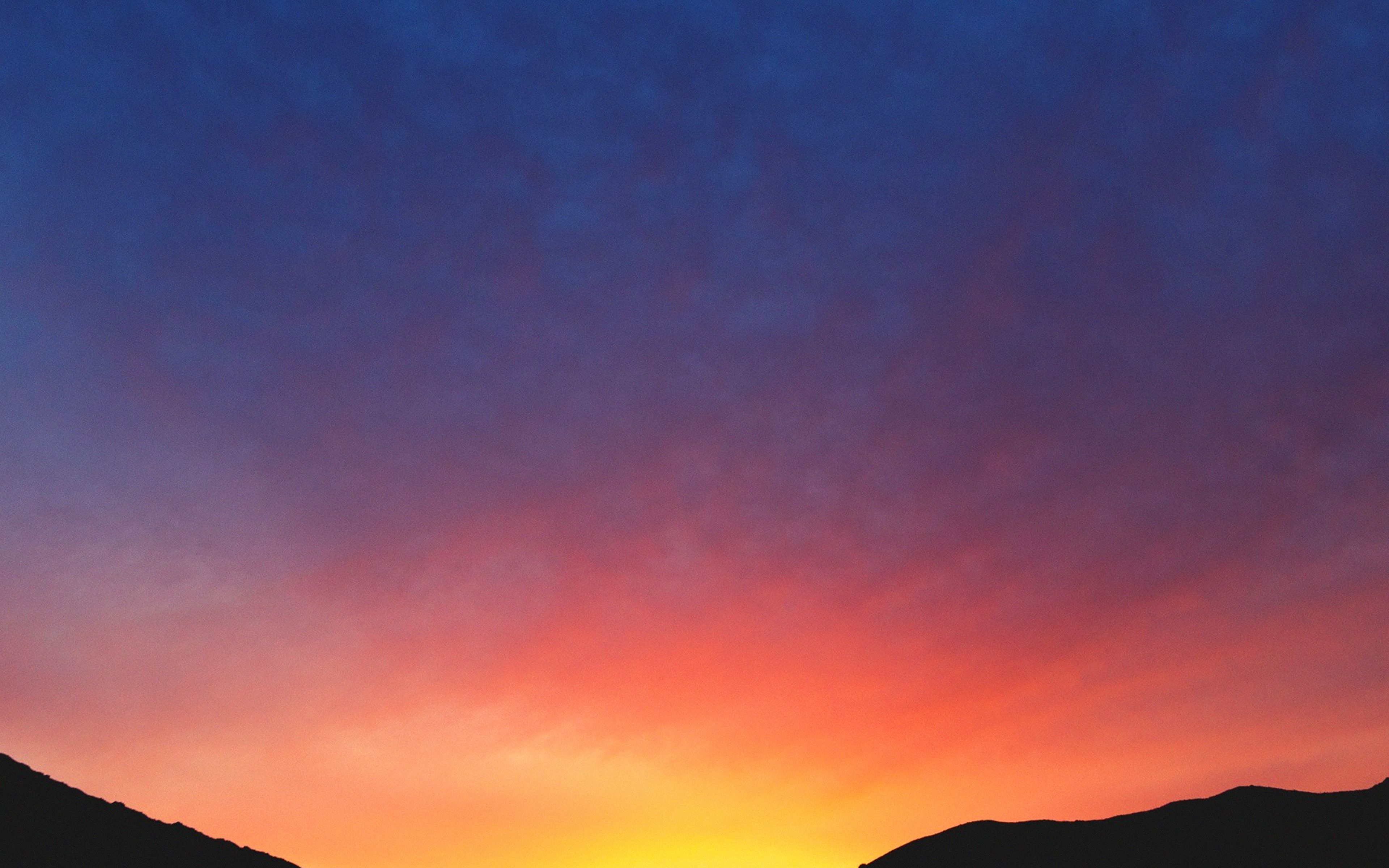 Tramonto cielo rosso blu, 3840x2400 Ultra HD, 4K TV
