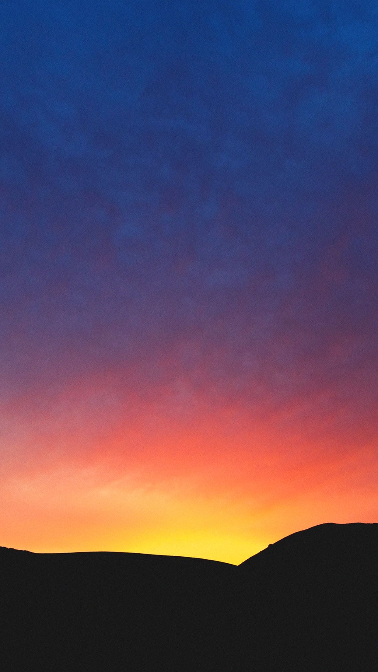 Tramonto cielo rosso blu, 1242x2208 Full HD Verticale, iPhone