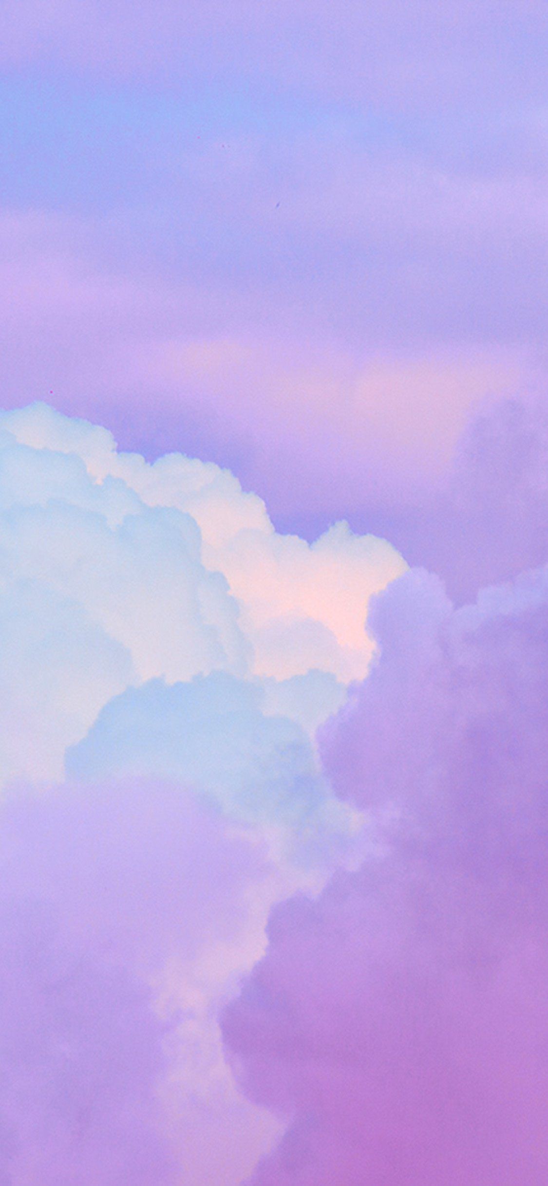 Cielo viola con nuvole, 1125x2436 Full HD Verticale, iPhone Air