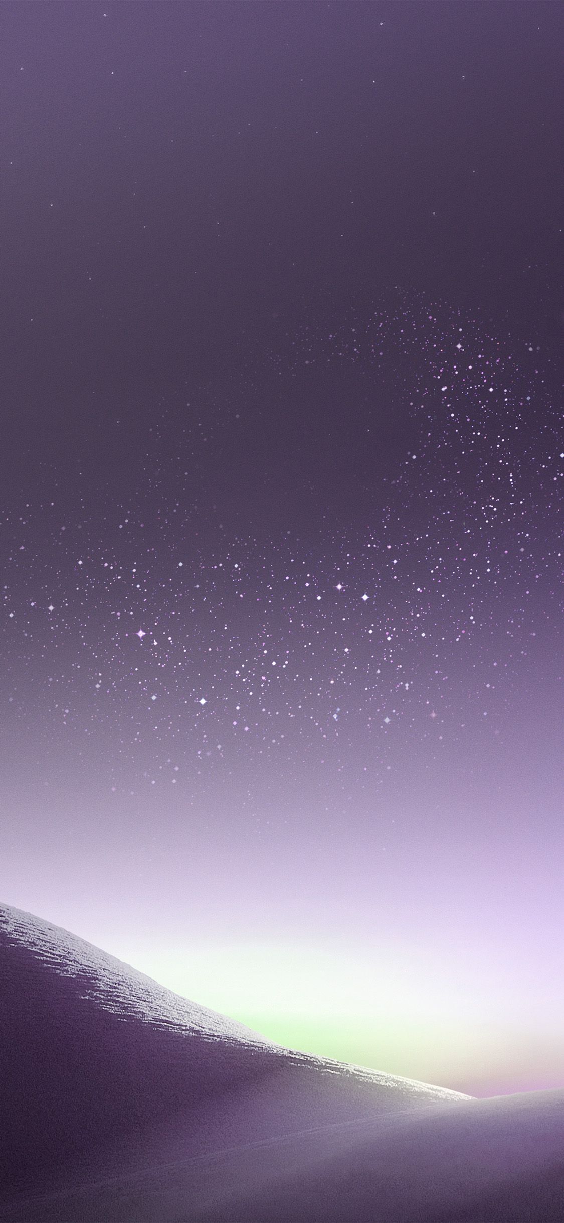 Cielo viola stellato, 1125x2436 Verticale, iPhone