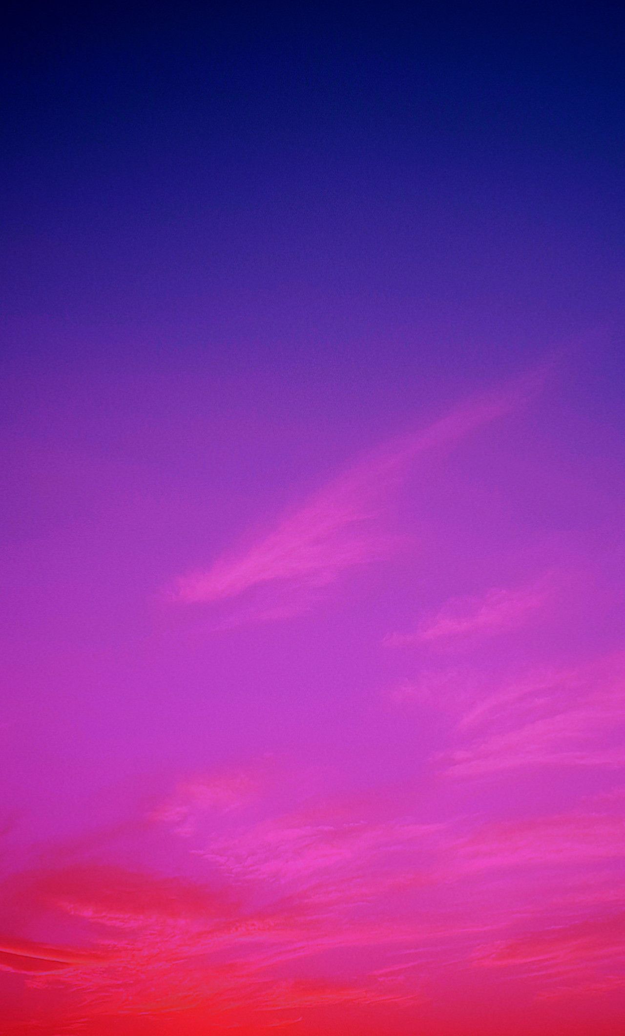 Cielo viola e rosa al tramonto, 1280x2120 Verticale, iPhone Pro Max