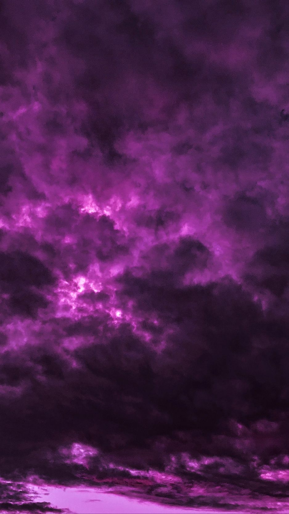 Nuvole dense cielo viola, 938x1668 Full HD Verticale, iPhone