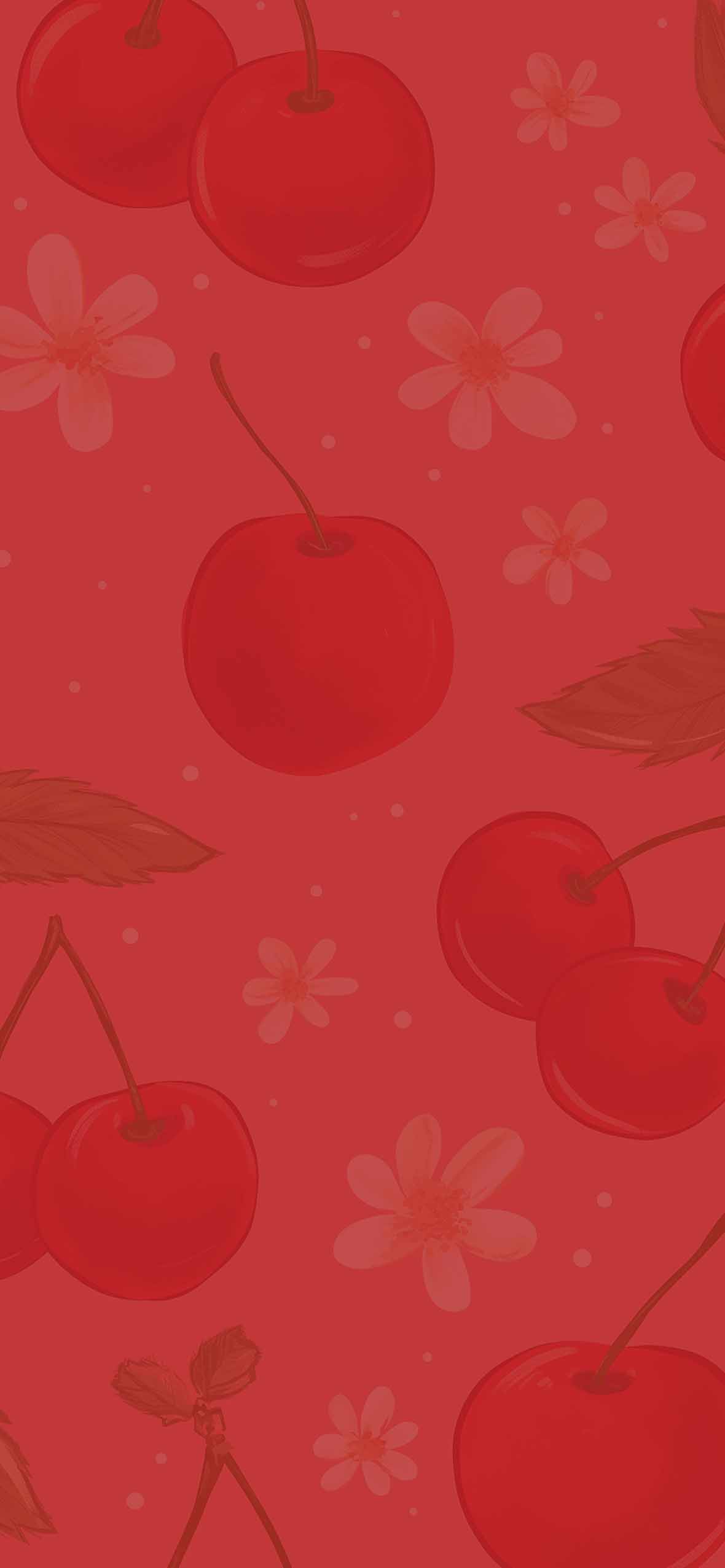 Pattern ciliegie rosse, 1180x2554 Full HD Verticale, Google Pixel