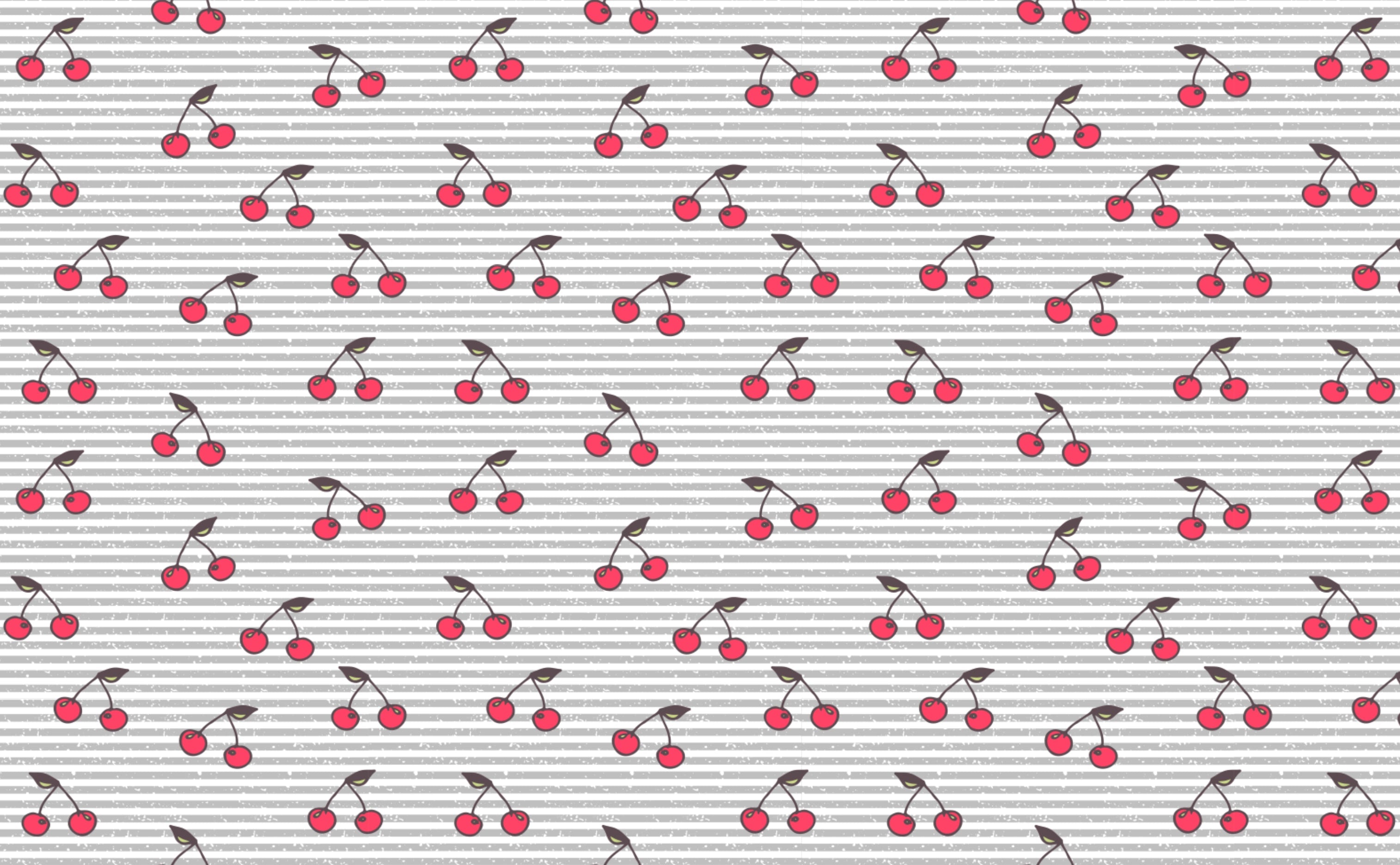 Ciliegie rosse pattern righe grigie, 3028x1872 WQXGA, Desktop