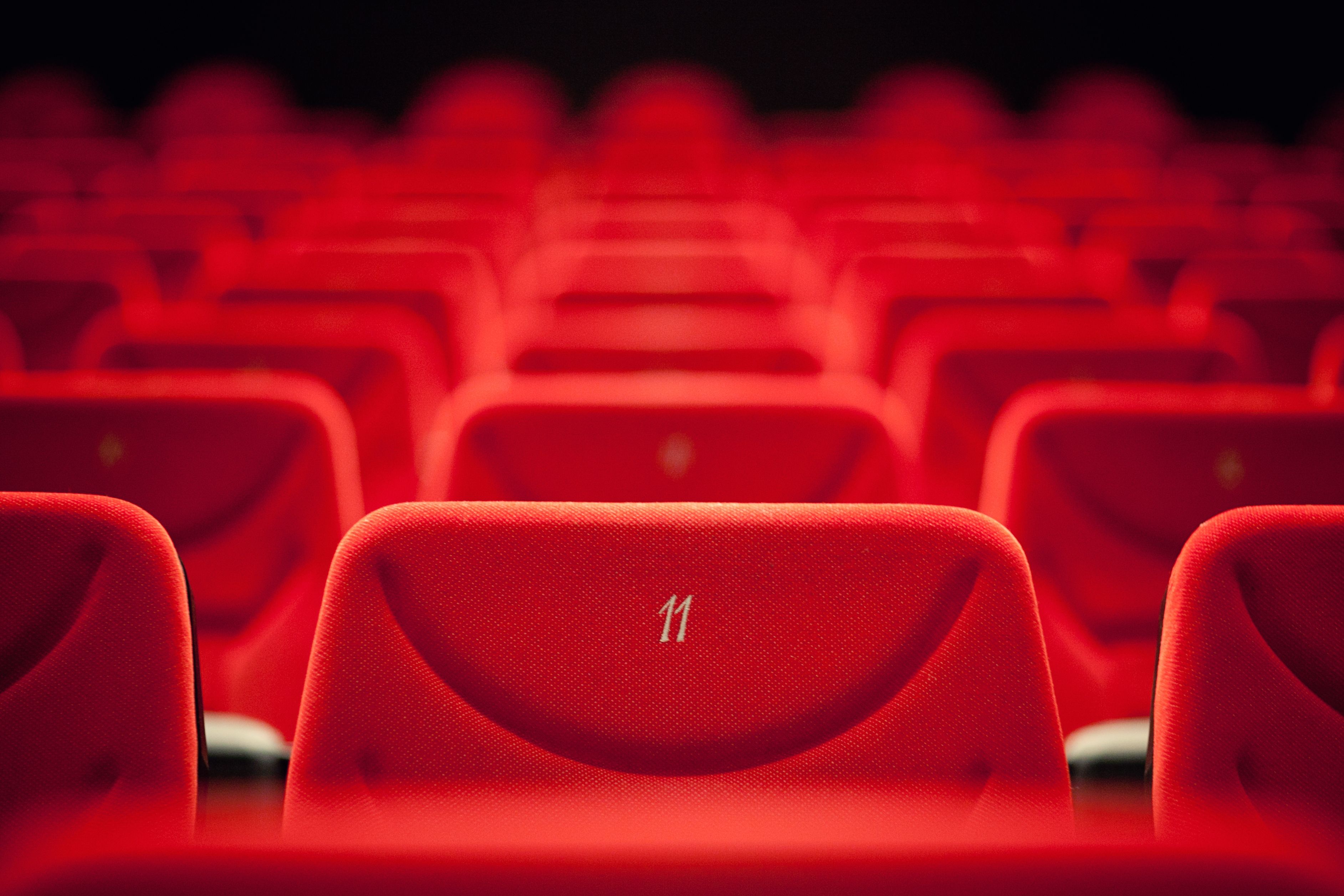 Poltrone rosse sala cinema, 3769x2513 WQXGA, Desktop