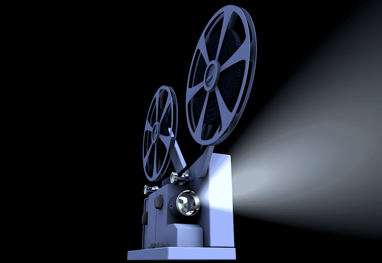 Proiettore cinema vintage sfondo scuro, 1280x880 HD, Desktop