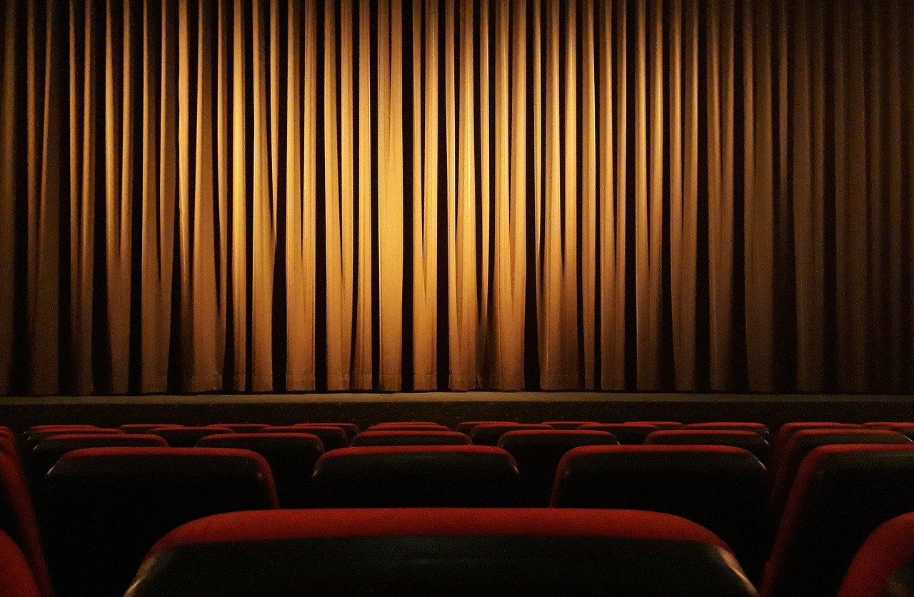 Sipario dorato sala cinema, 1280x837 HD, Desktop