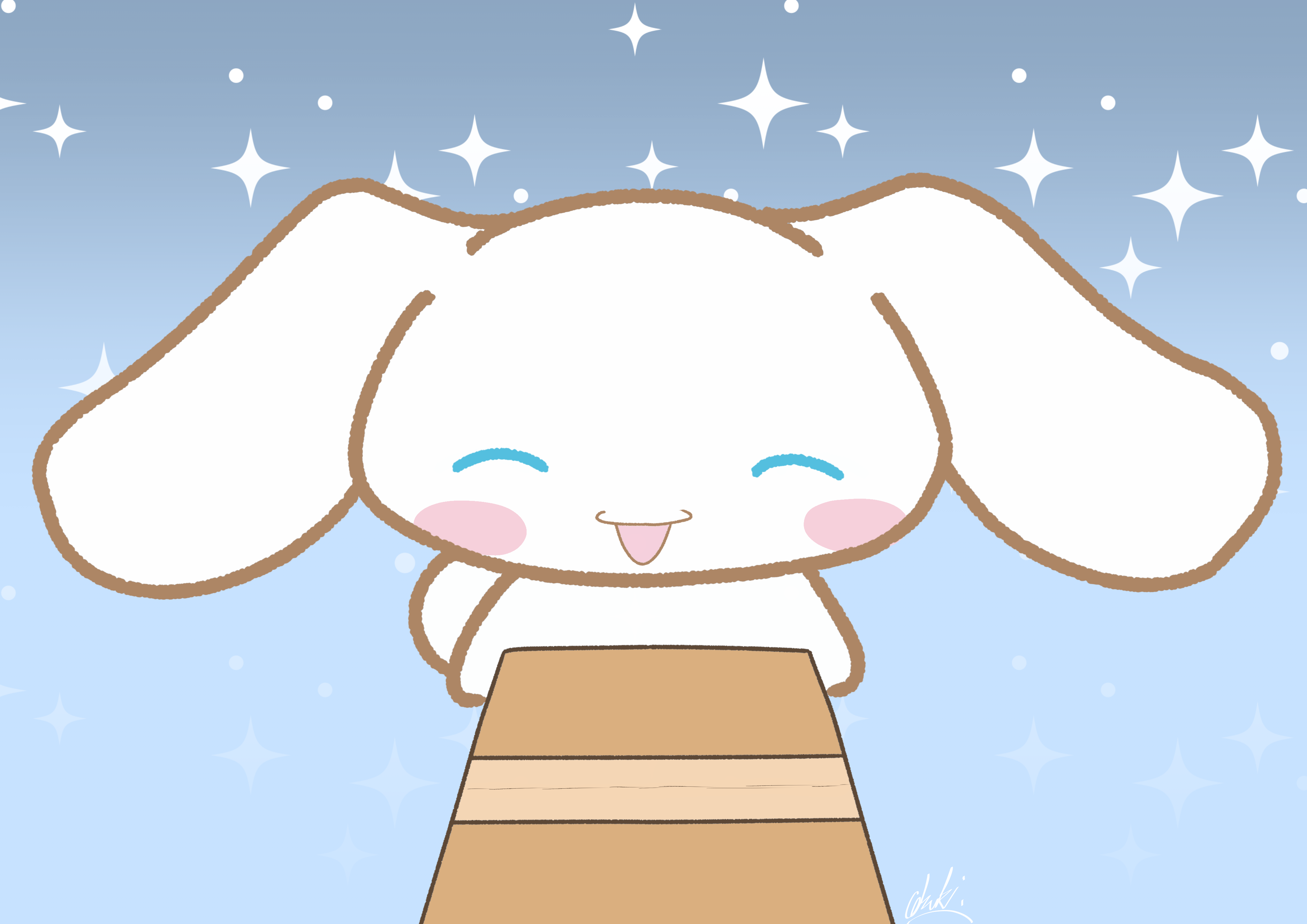 Cinnamoroll cane bianco kawaii, 4093x2894 4K Ultra HD, Monitor 4K
