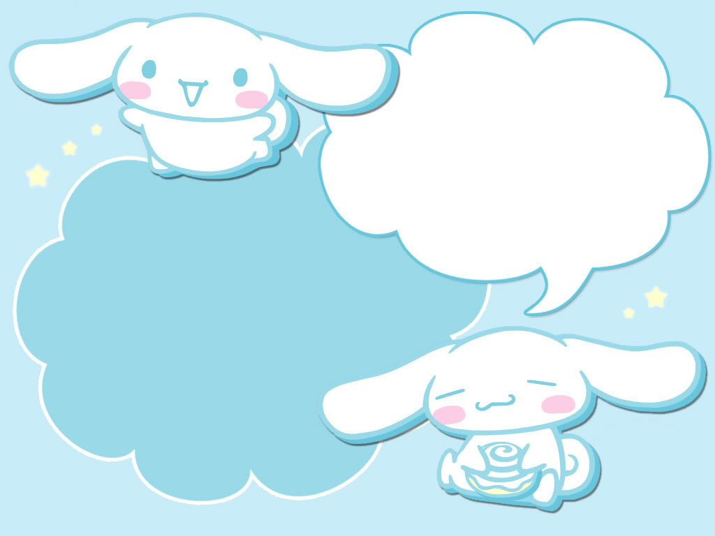 Cinnamoroll cane blu nuvole, 1024x768 HD, PC Desktop