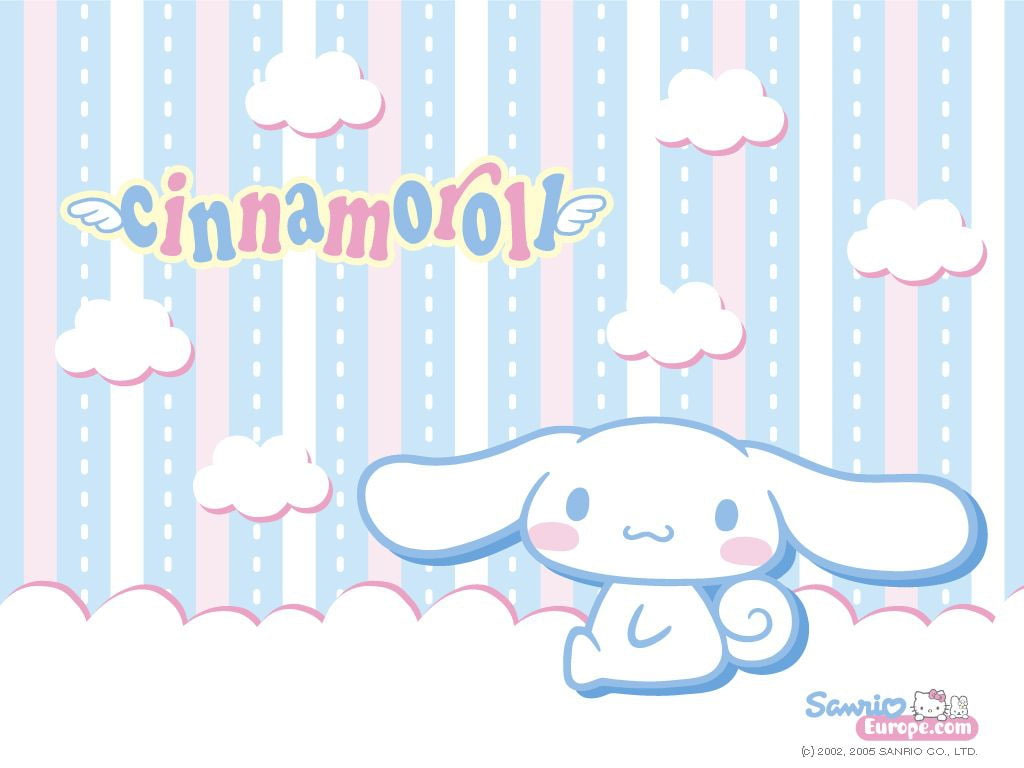 Cinnamoroll cane bianco nuvole, 1024x768 HD, PC Desktop