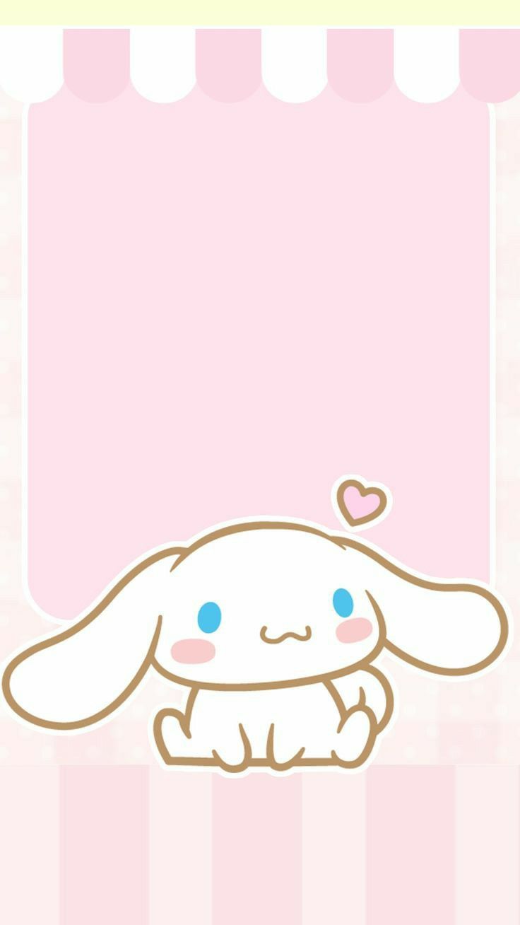 Cinnamoroll cane bianco rosa, 736x1308 Verticale, Telefono