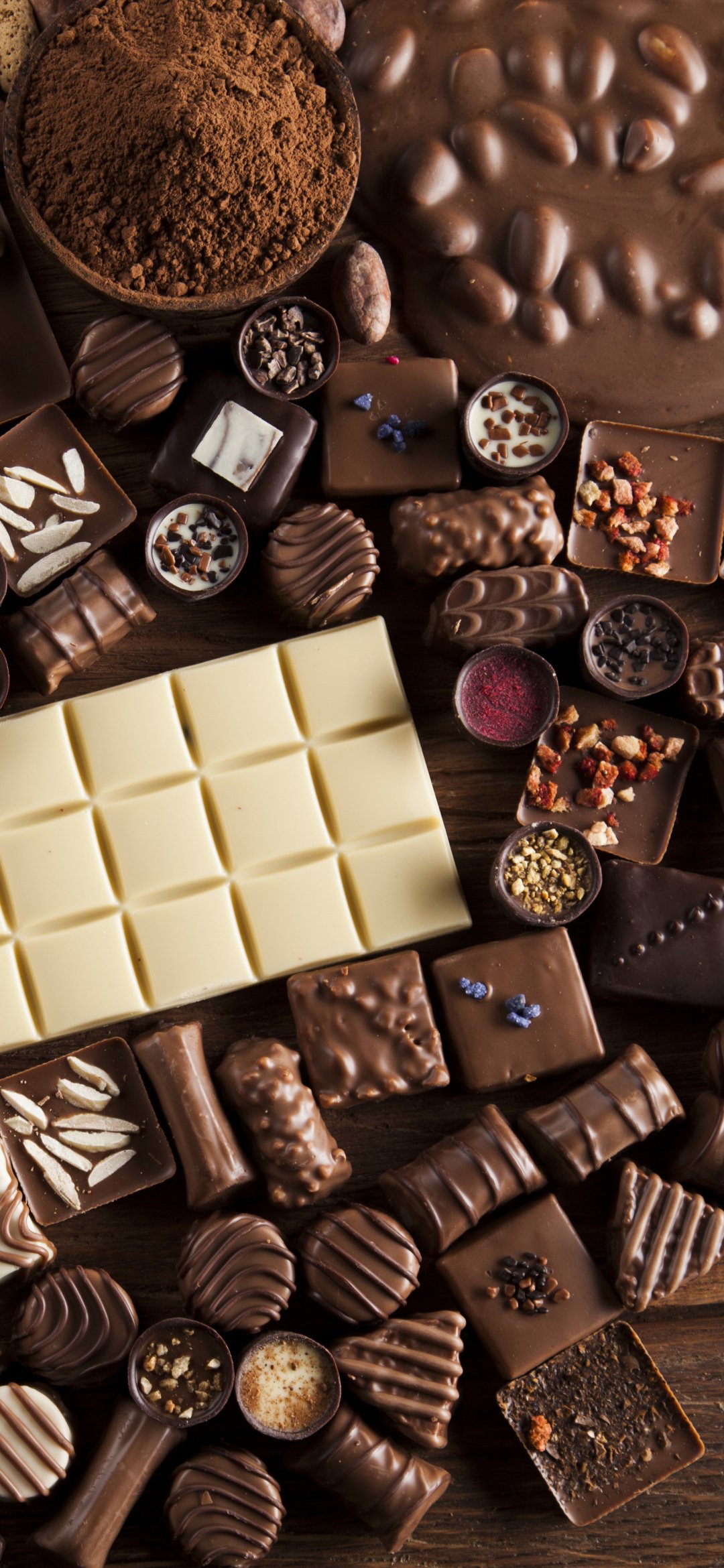 Assortimento cioccolatini vari tipi, 1080x2340 Verticale, Xiaomi