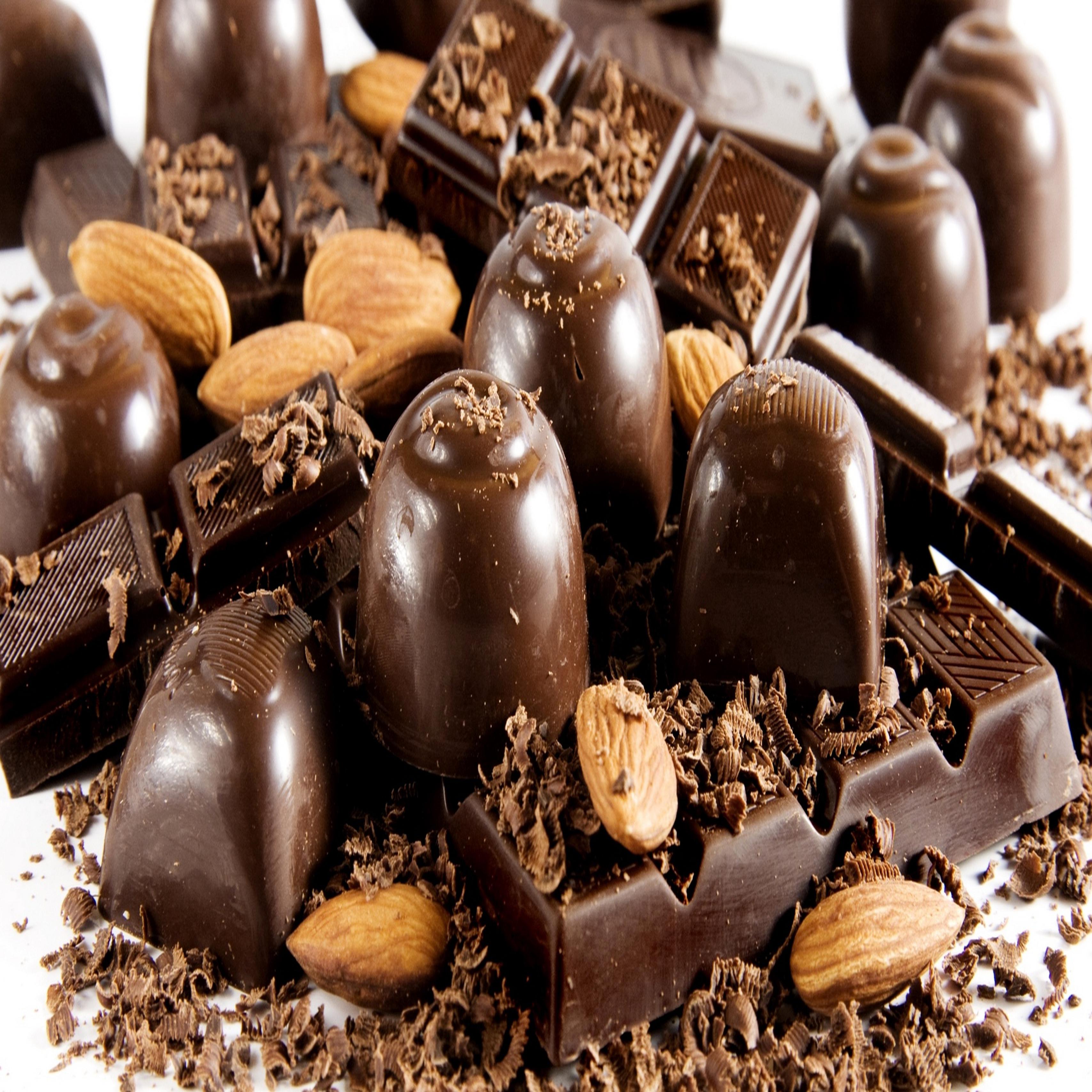 Cioccolato e mandorle, 3415x3415 2K+, Desktop