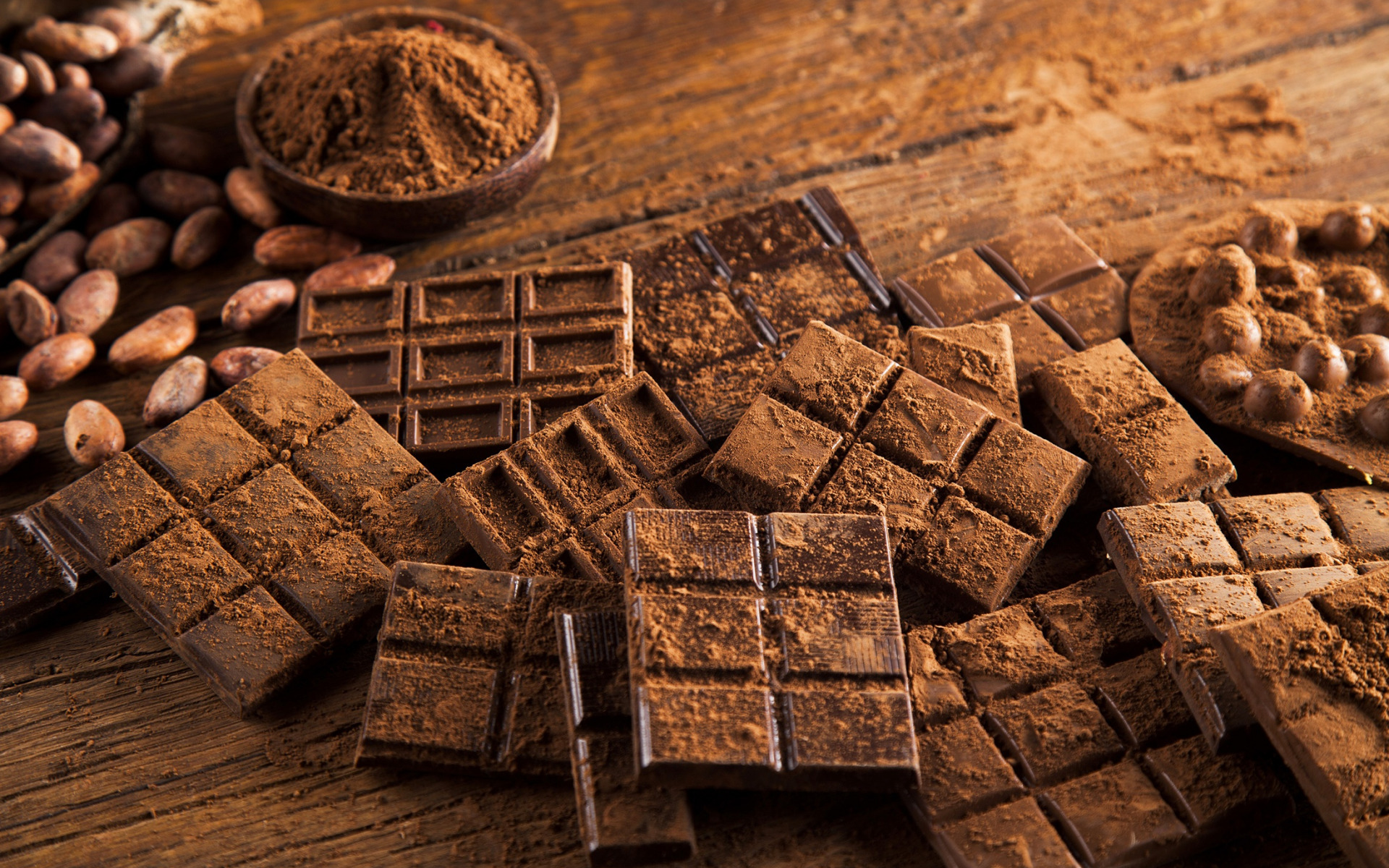Tavolette di cioccolato con nocciole, 1920x1200 Full HD+ WUXGA, PC