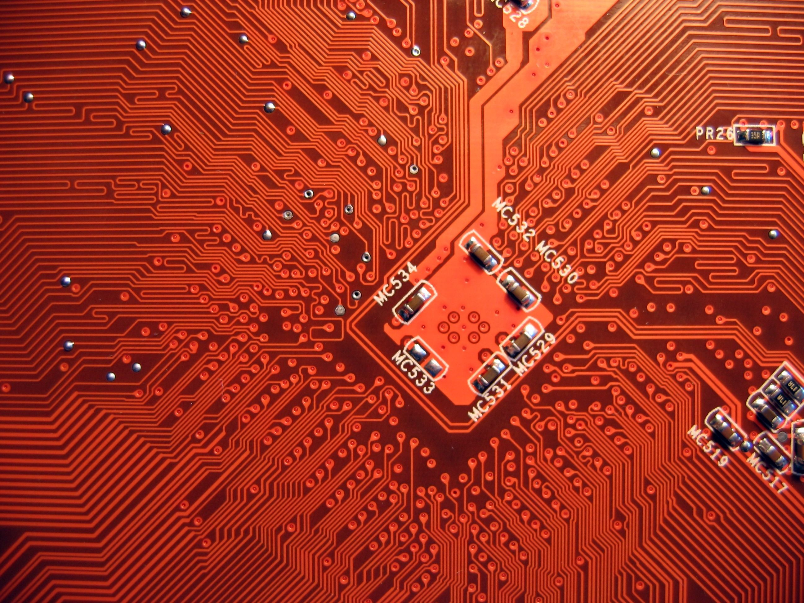 Circuito stampato rosso, 2592x1944 2K, PC