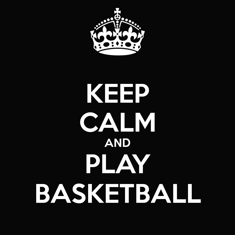 Keep Calm Play Basketball, 1000x1000 HD, Desktop
