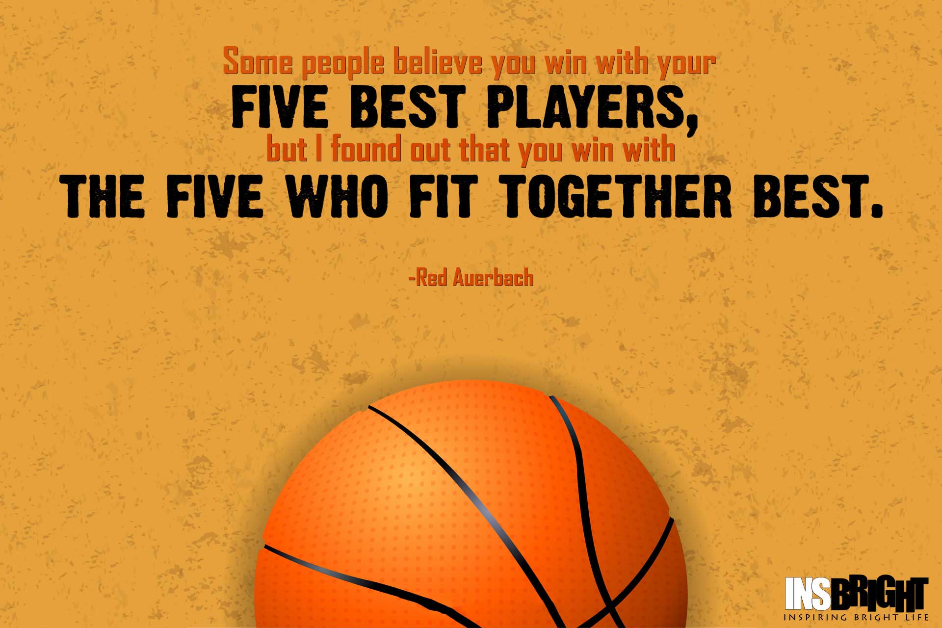 Citazione basket sfondo arancione, 1920x1280 Full HD+ WUXGA, Desktop