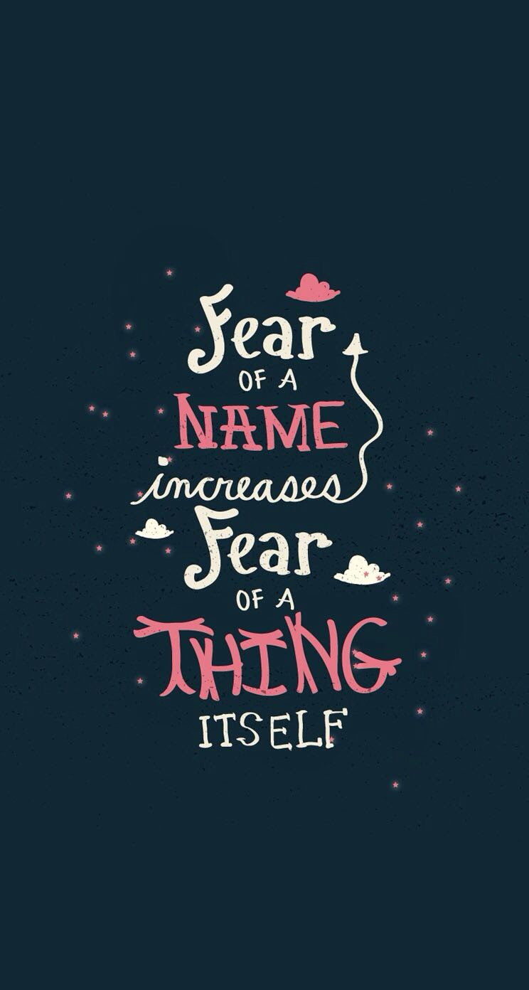 Citazione Harry Potter su paura, mondo magico, 744x1392 Full HD Verticale, iPhone