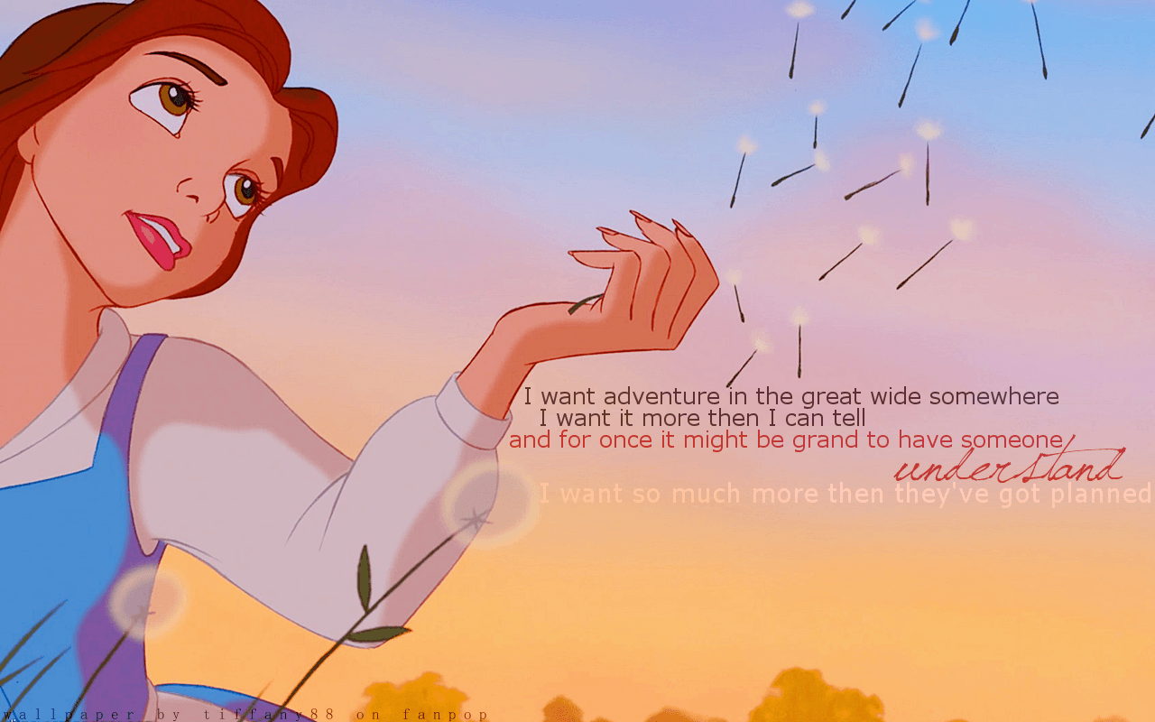 Belle citazione La Bella e la Bestia, 1280x800 HD, Desktop