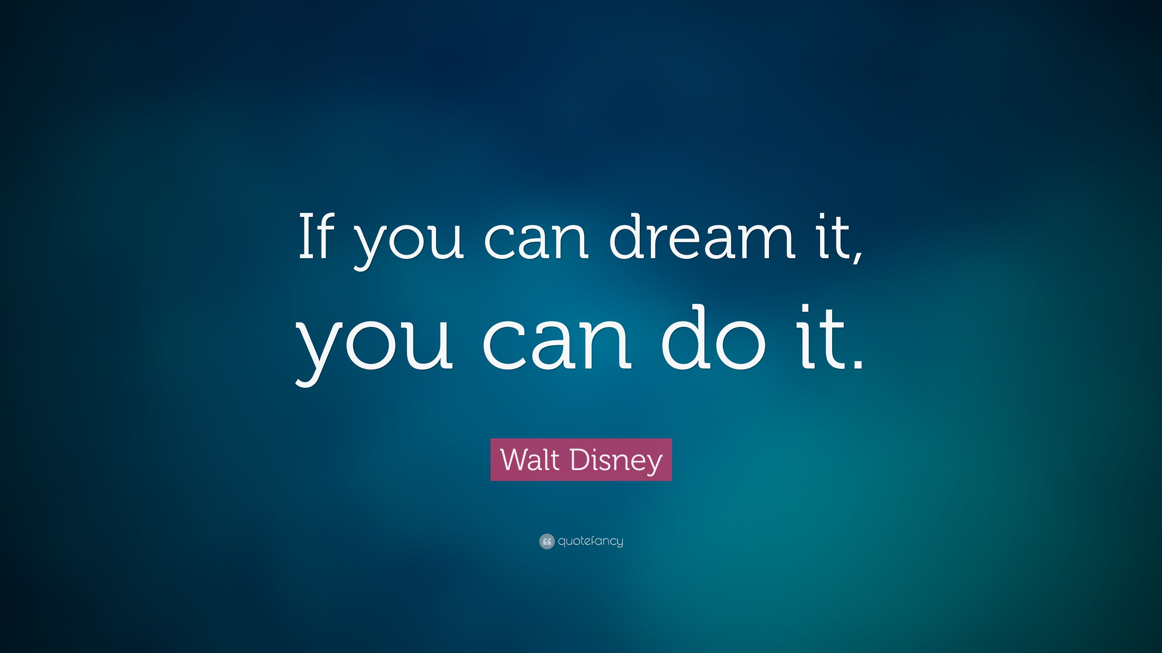 Citazione Walt Disney sfondo teal, 3840x2160 4K, Desktop 4K