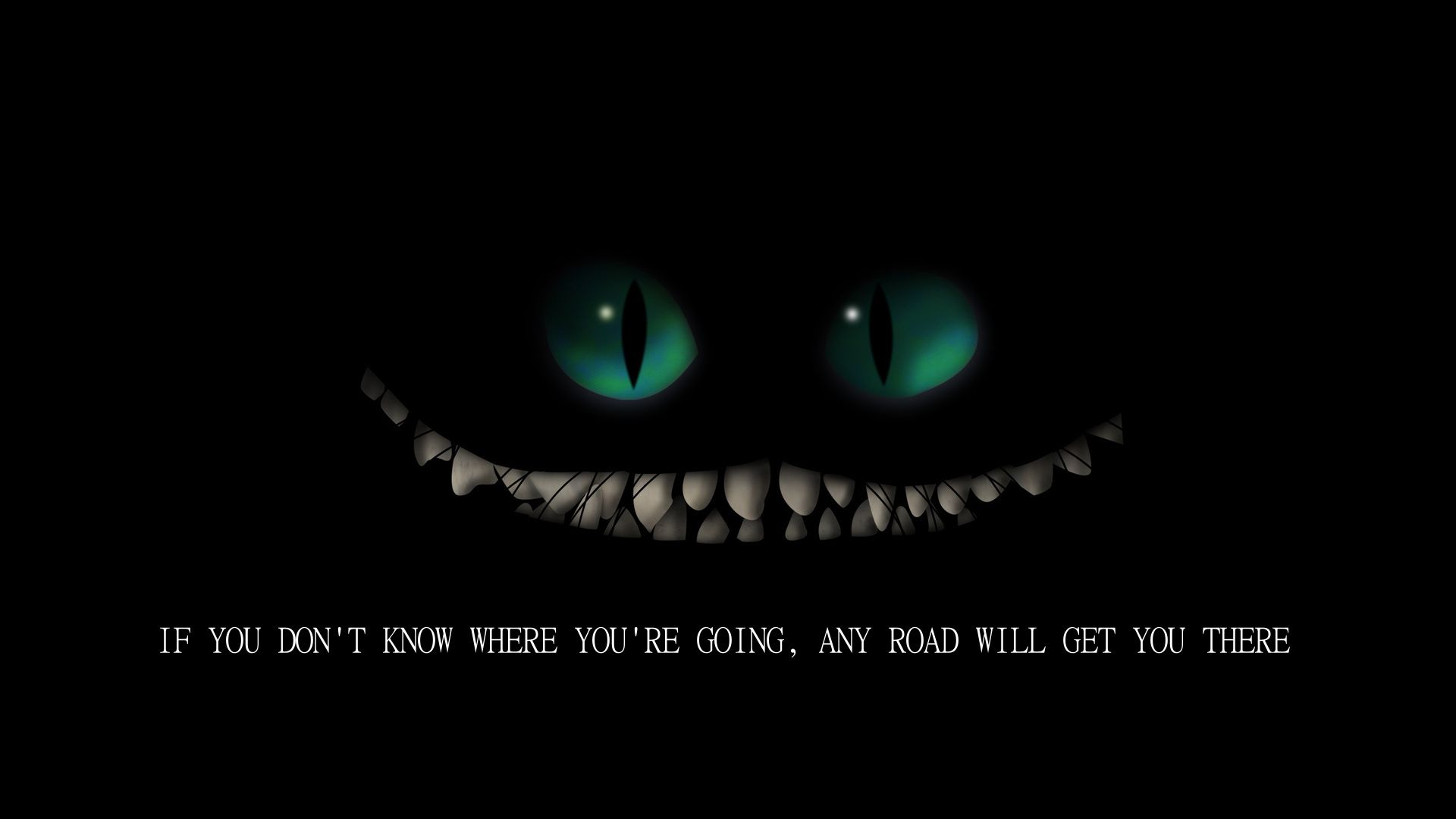 Gatto Cheshire citazione Disney, 1920x1080 1080p, Laptop