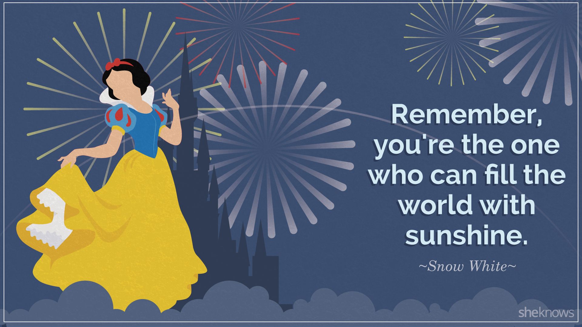 Biancaneve citazione Disney, 1920x1080 Full HD, PC