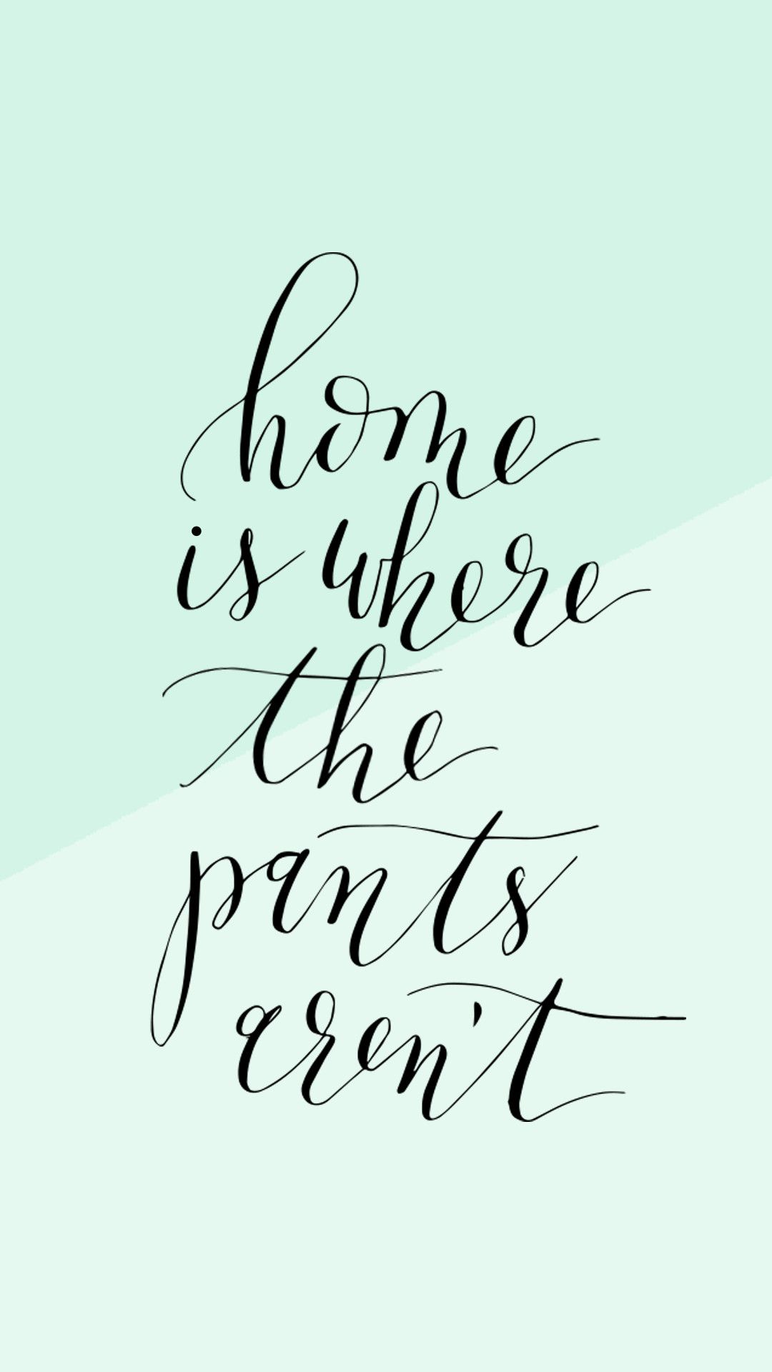 Citazione calligrafica su verde menta, 1080x1920 Full HD Verticale, Smartphone