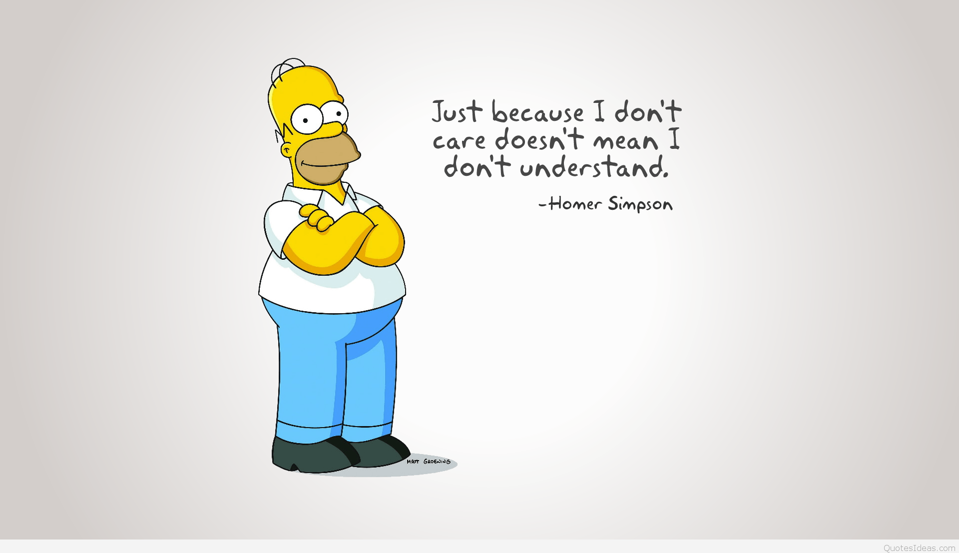 Homer Simpson citazione divertente, serie animata, 1920x1107 Full HD, Desktop