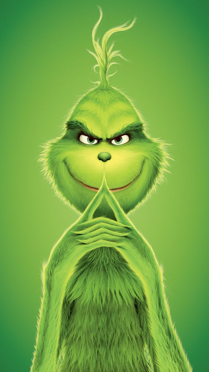 Il Grinch sorriso malizioso, 670x1192 Verticale, Mobile