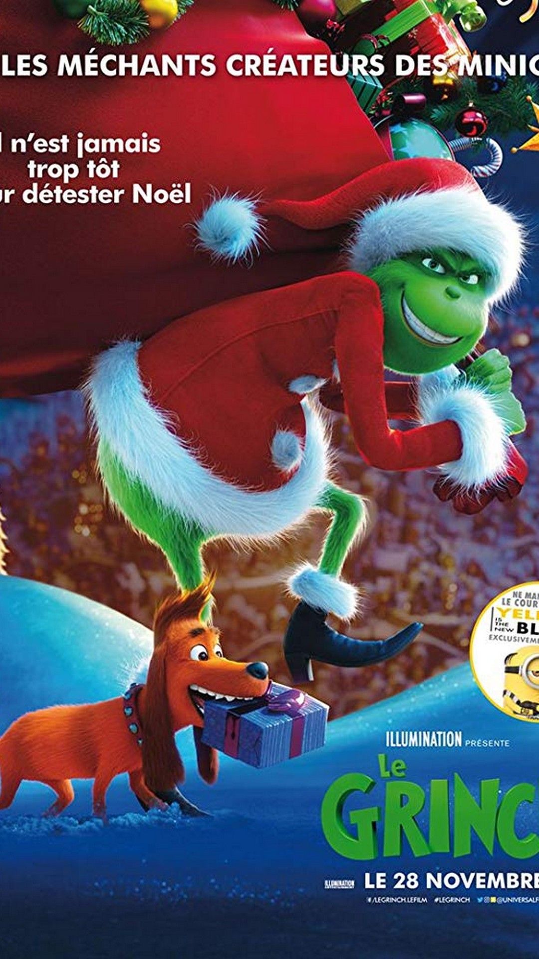 Citazione Grinch su montagna innevata, 3840x2160 4K, Desktop 4K