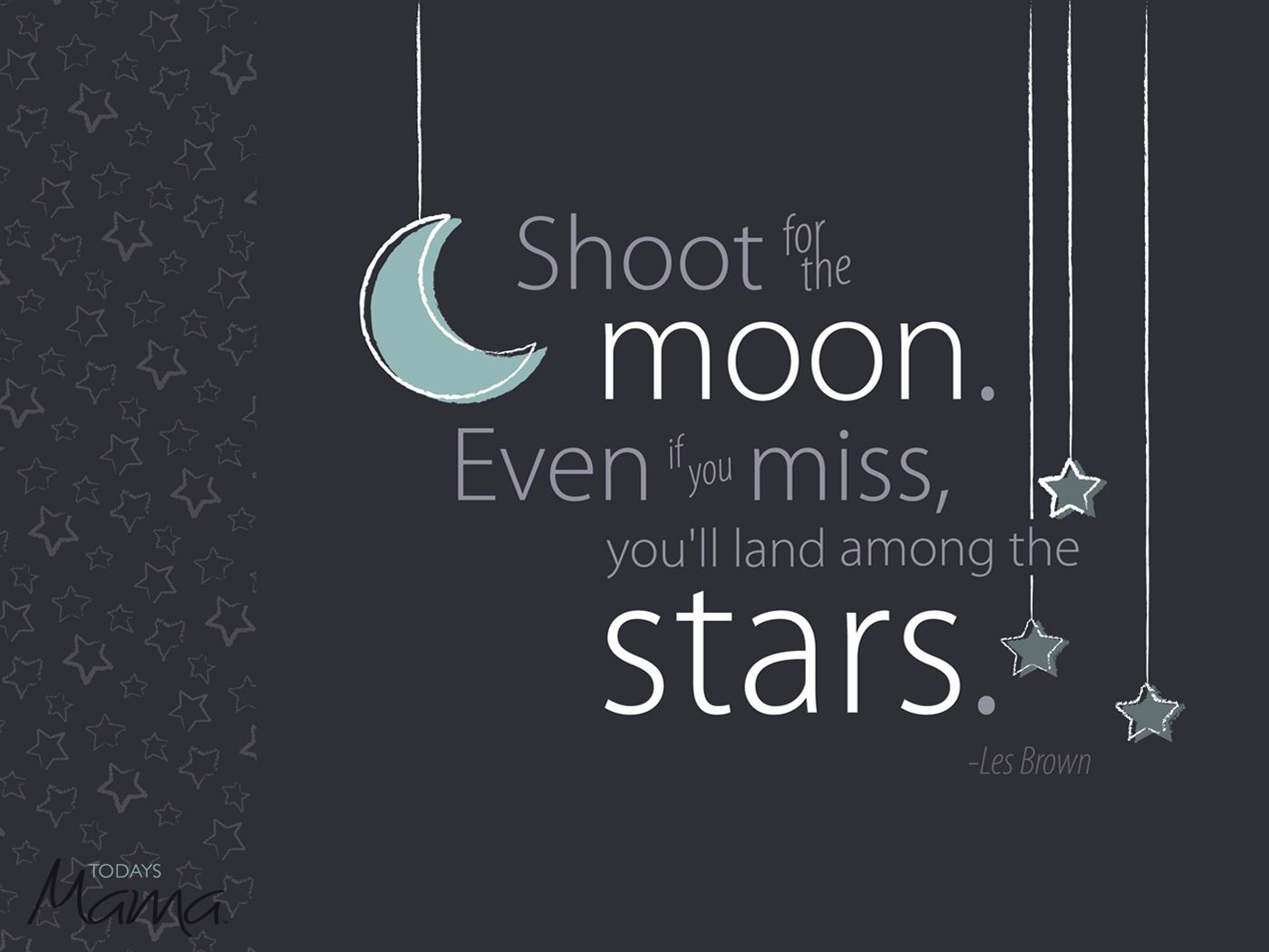 Citazione luna e stelle, 1400x1050 720p, PC