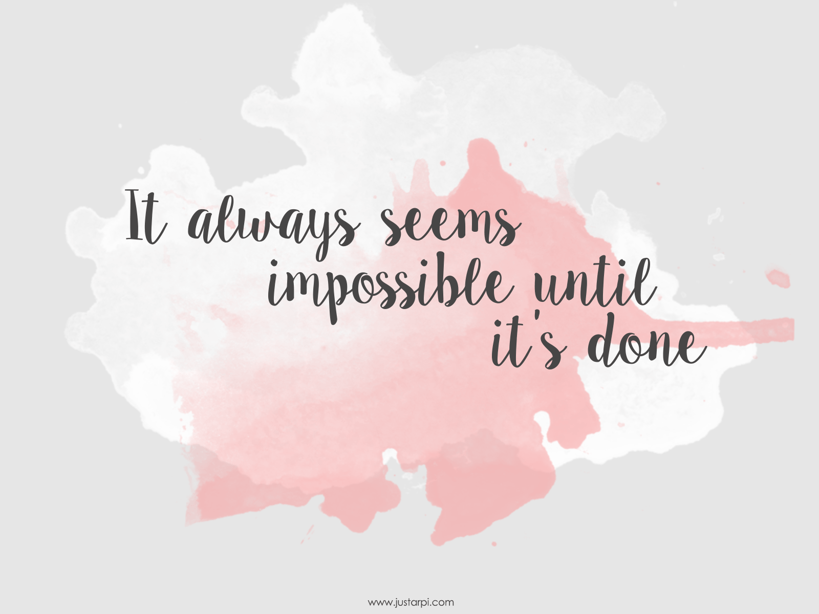 citazione motivazionale acquerello rosa, 1600x1200 900p, Desktop