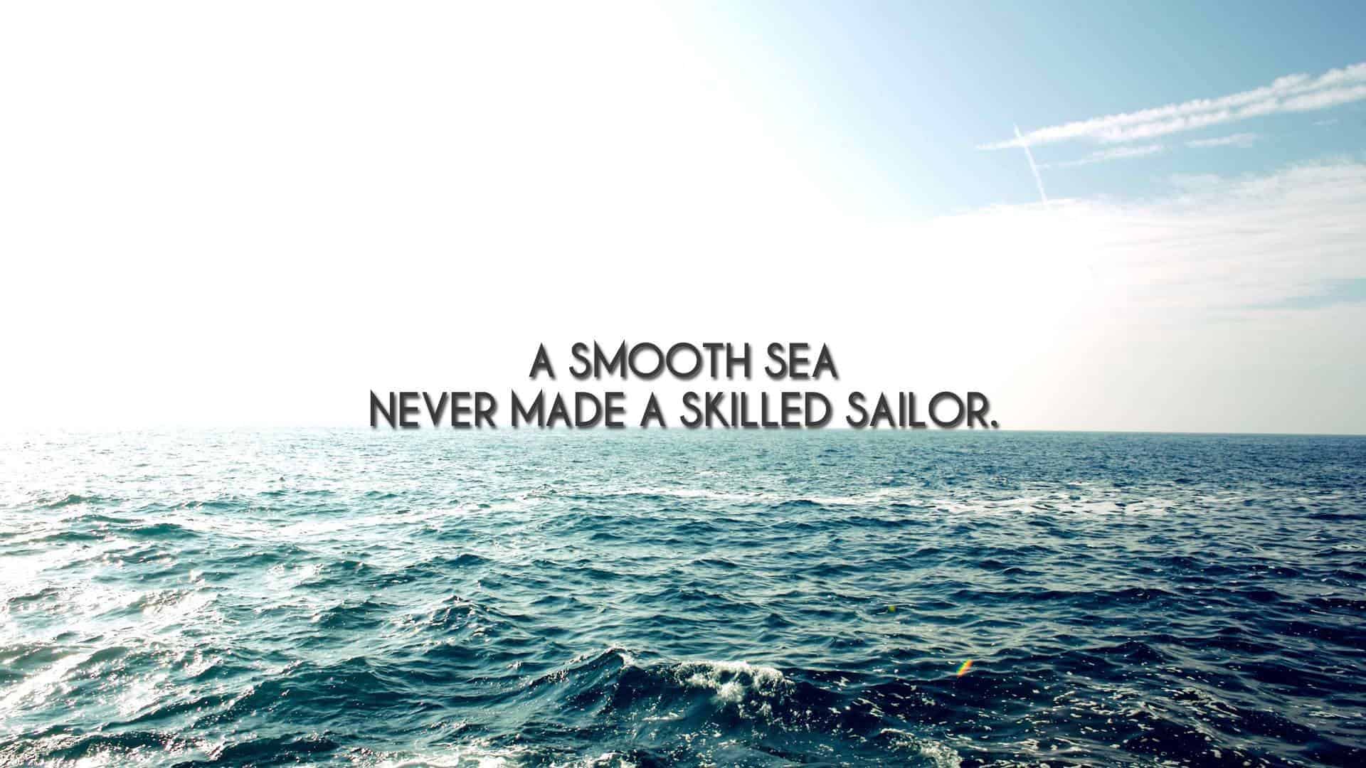Mare con citazione motivazionale, 1920x1080 Full HD, Desktop