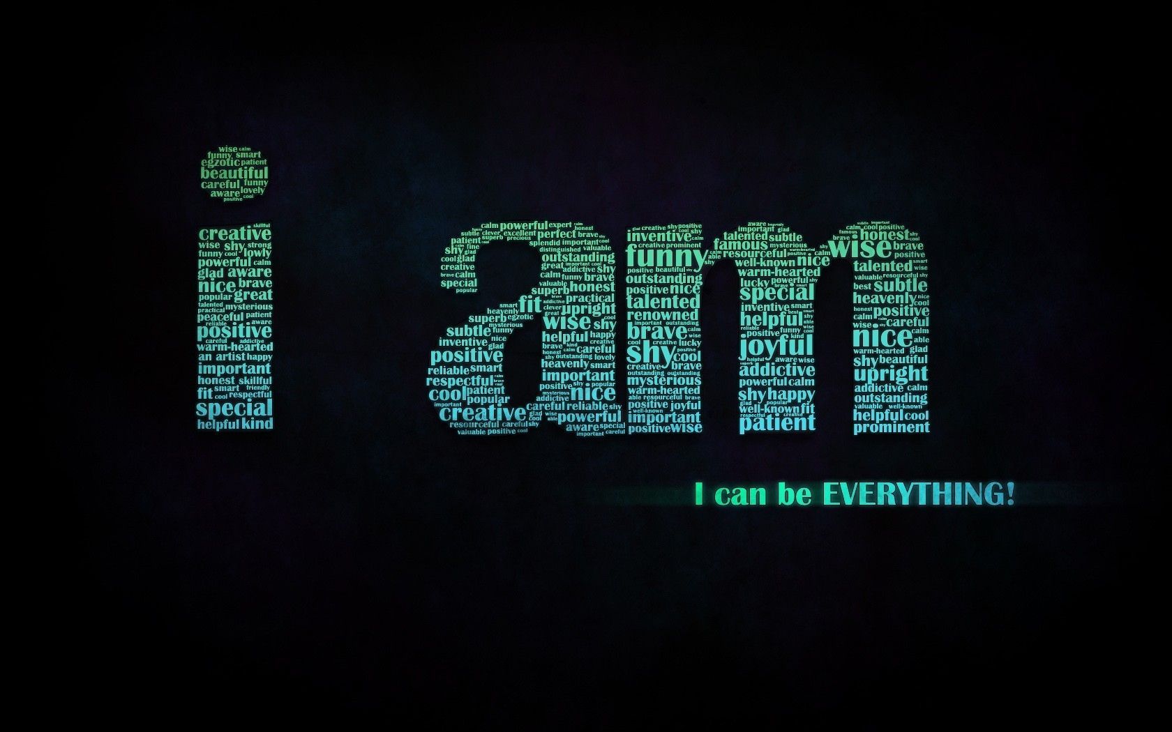 citazione motivazionale testo verde, 1680x1050 HD Ready, PC