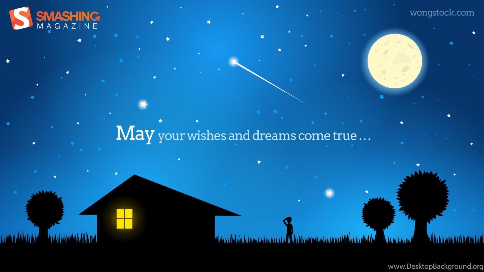 citazione notte stellata blu, 1920x1080 1080p, Monitor Gaming