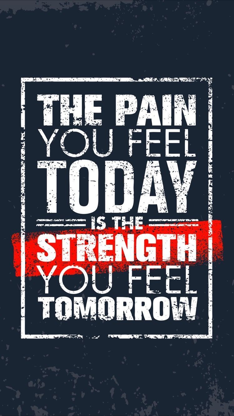 Citazione motivazionale allenamento testo, 750x1334 Full HD Verticale, iPhone Pro Max
