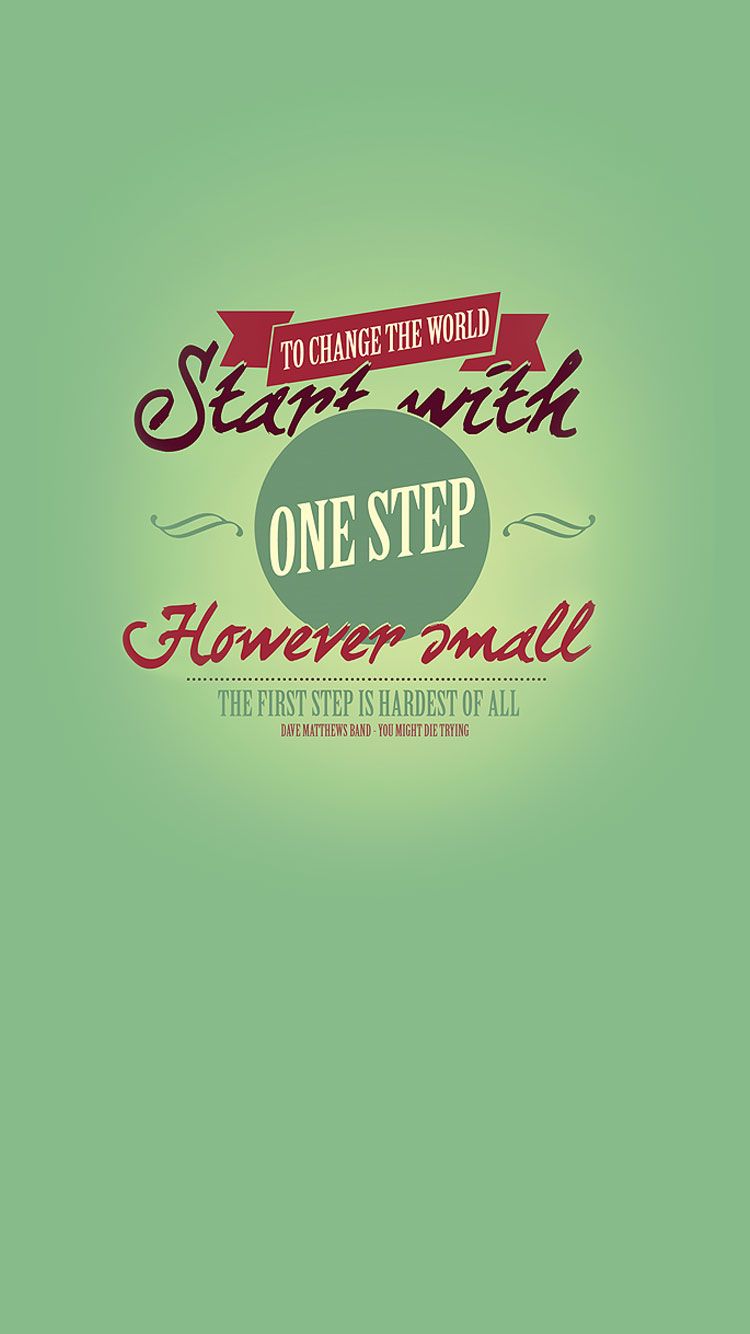 Citazione motivazionale verde, 750x1334 Full HD Verticale, iPhone Pro