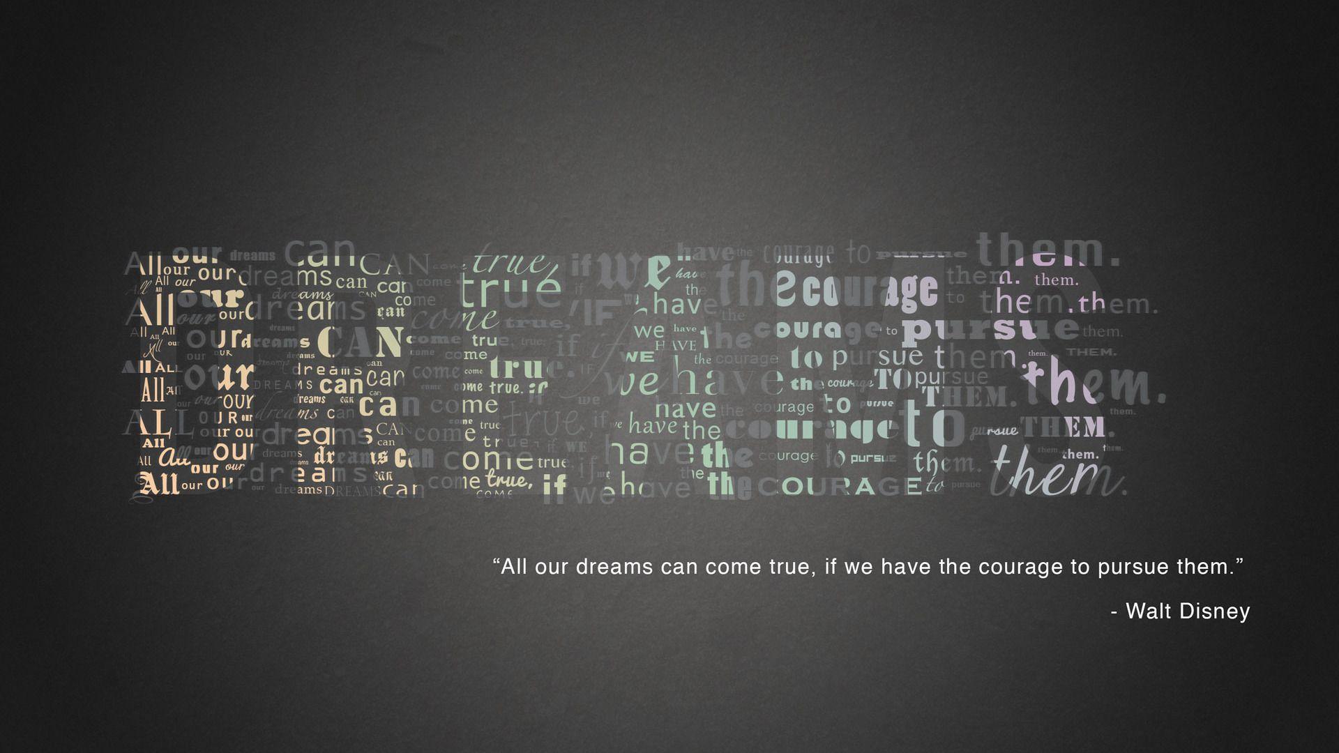 Citazione Walt Disney testo grigio, classici d'animazione, 1920x1080 Full HD 1080p, PC Desktop