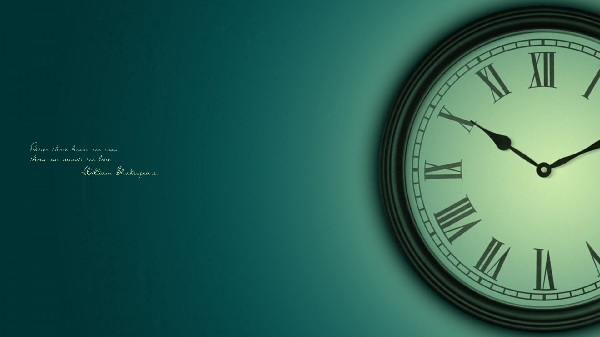 Orologio da parete con citazione, 1920x1080 Full HD 1080p, PC Desktop
