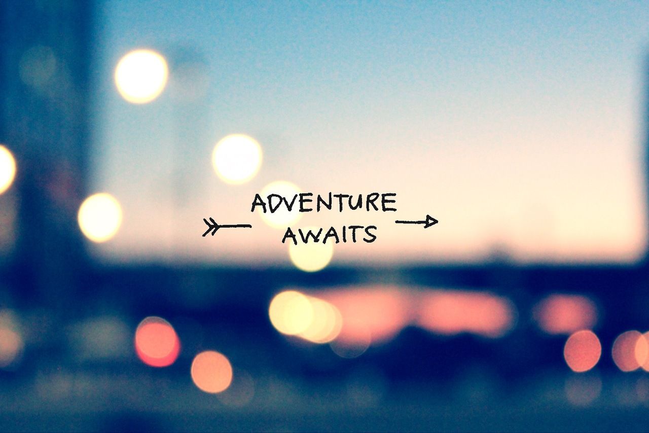 Citazione Adventure Awaits bokeh, 1280x854 HD, Laptop