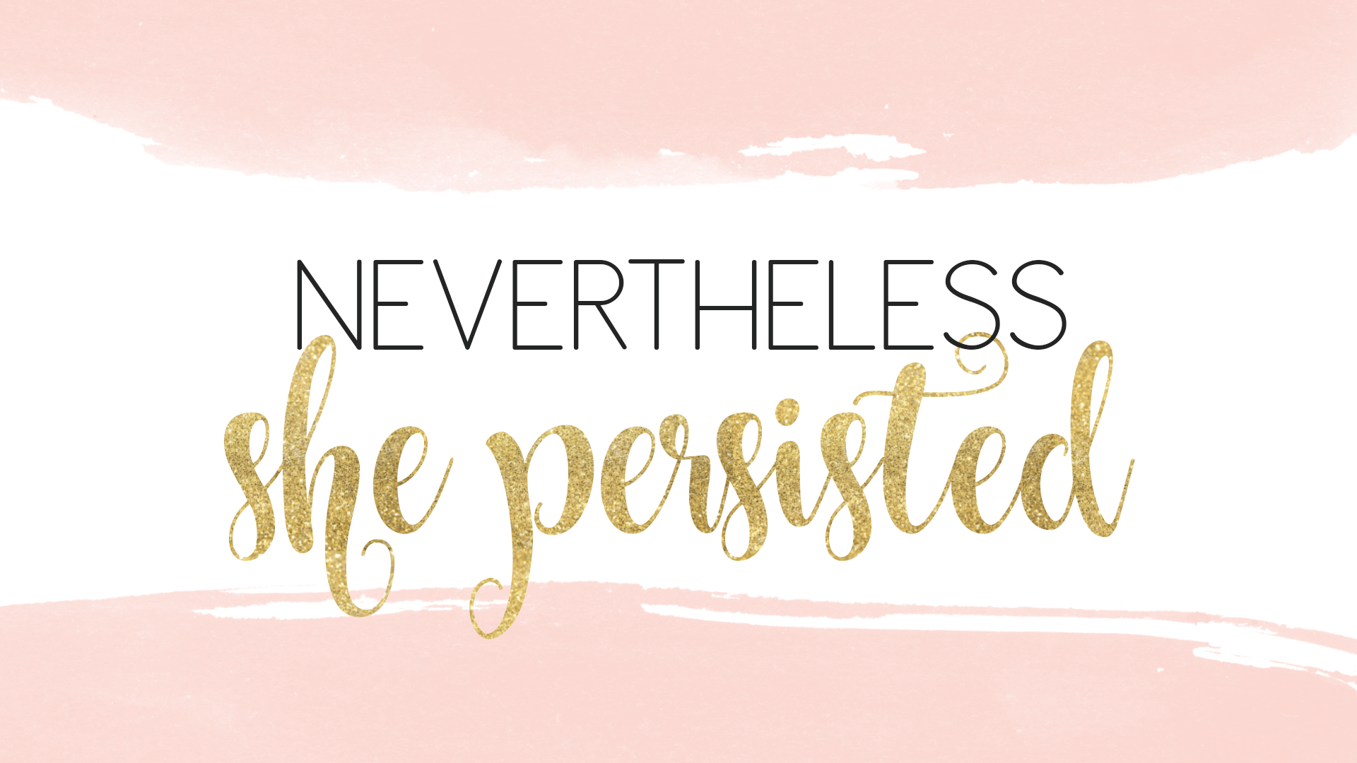 Citazione motivazionale rosa e oro, 1920x1080 1080p, PC Desktop