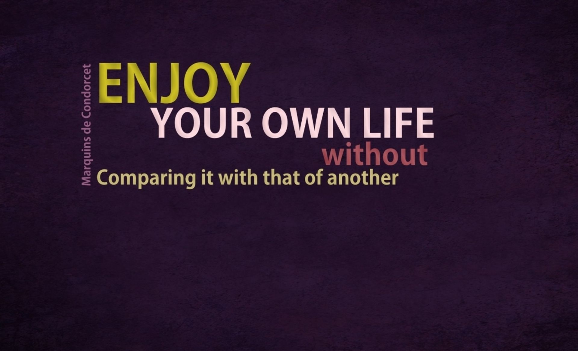 Citazione motivazionale viola scuro, 1920x1165 Full HD, PC