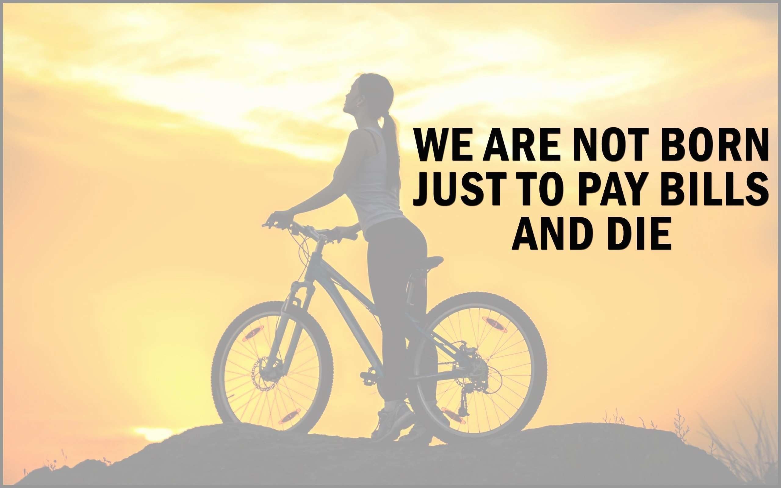 Silhouette ciclista tramonto, 2560x1600 WQXGA, PC