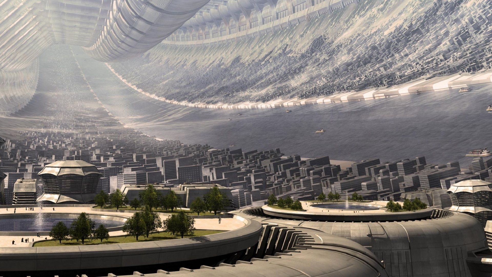 Città fluttuante steampunk al tramonto, 1280x800 720p, Lenovo Legion