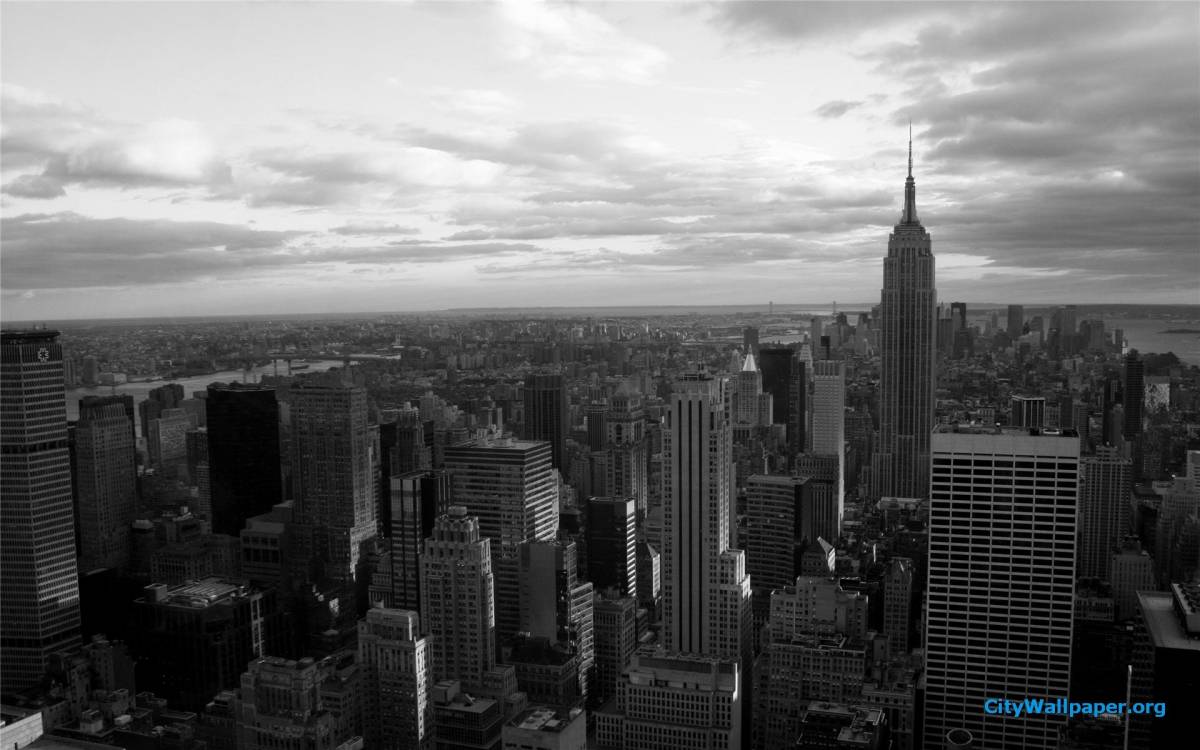 Skyline New York bianco e nero, 1200x750 HD, ROG Asus Laptop