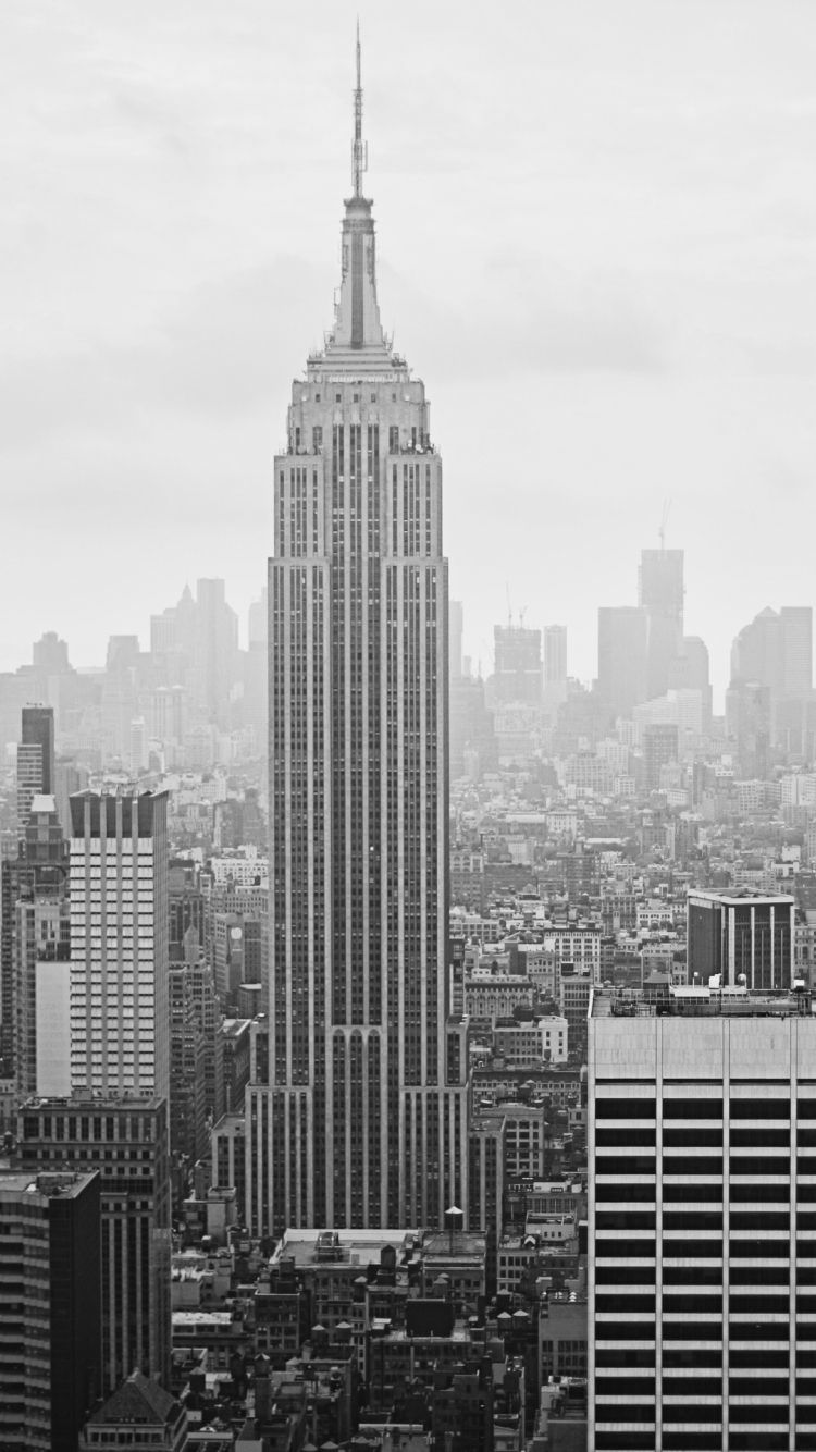Empire State Building New York, 750x1334 Full HD Verticale, Smartphone