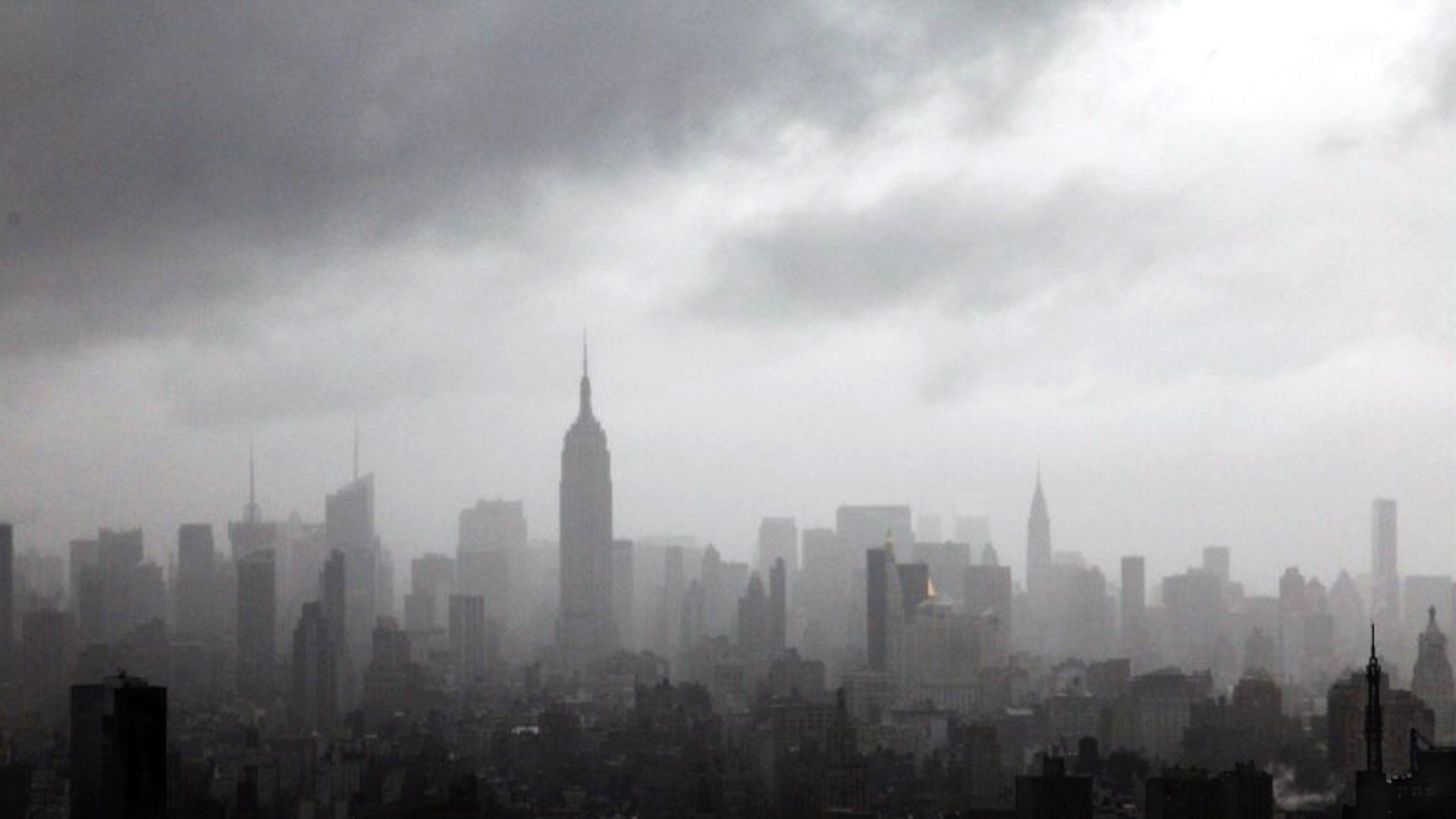 Skyline New York nebbia, 1920x1080 Full HD, Laptop