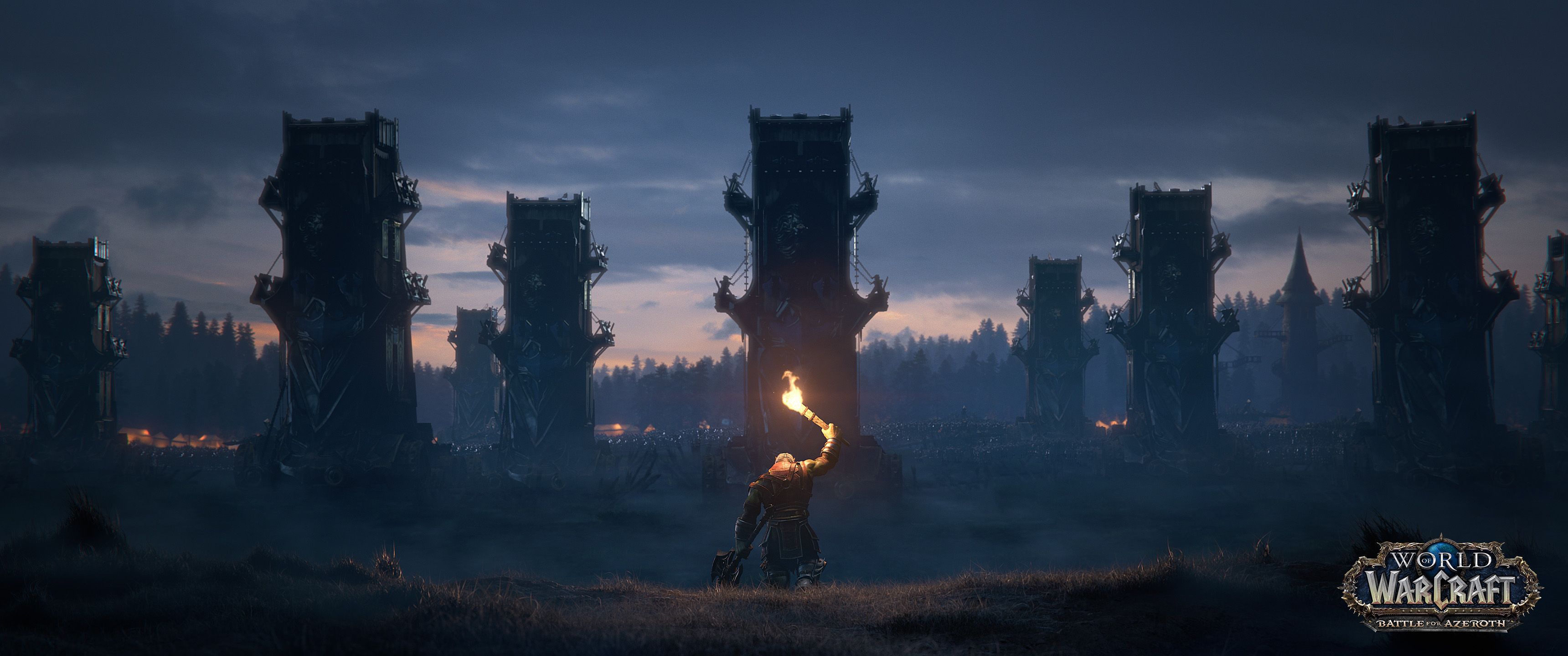 World of Warcraft guerriero torce totem, 3440x1440 Ultrawide, Monitor Gaming