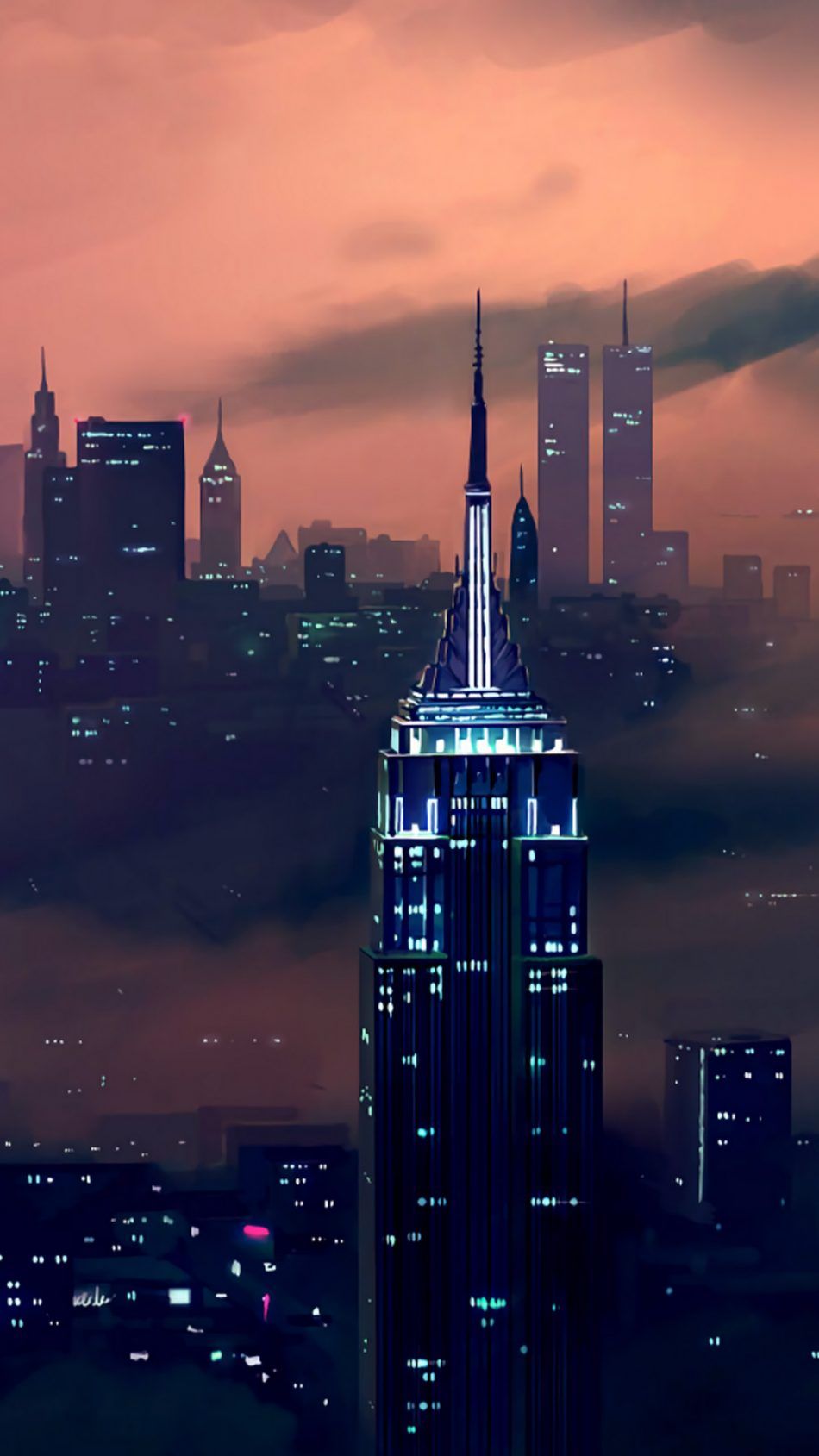 Empire State Building New York, 950x1689 Verticale, Mobile